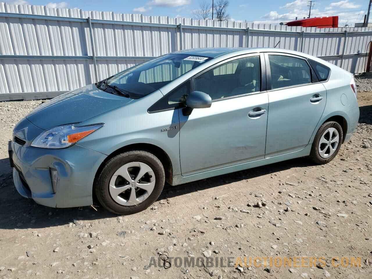 JTDKN3DU1F1878841 TOYOTA PRIUS 2015