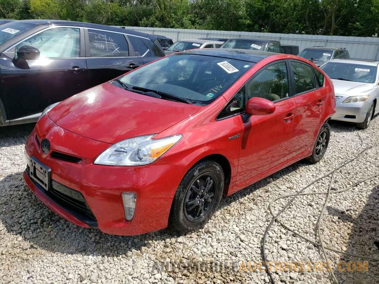 JTDKN3DU1F1900370 TOYOTA PRIUS 2015