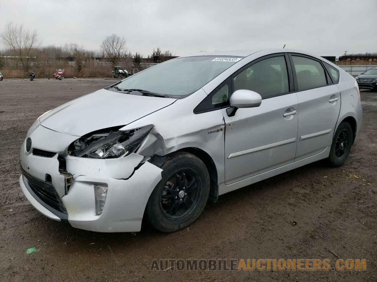 JTDKN3DU1F1905486 TOYOTA PRIUS 2015