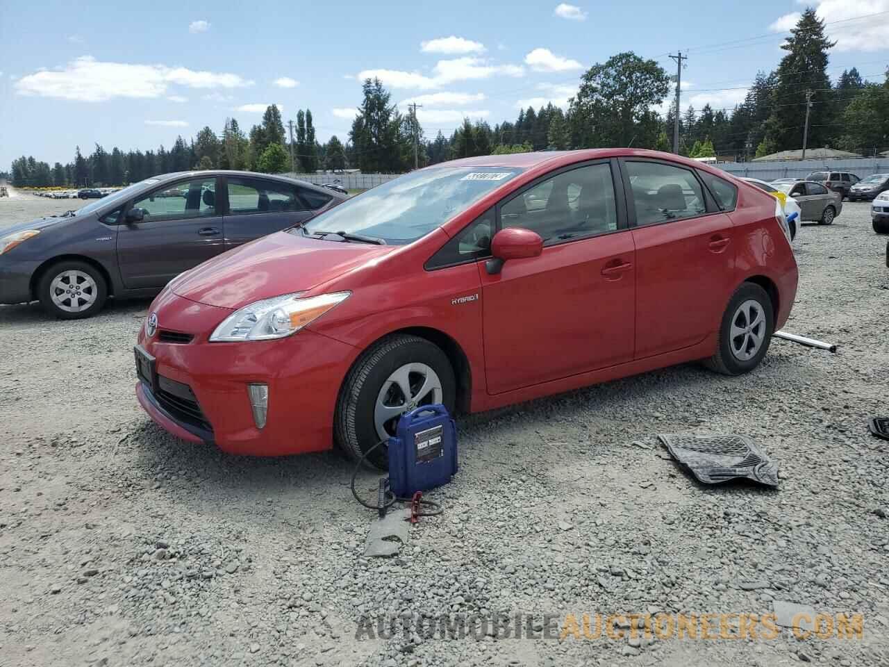 JTDKN3DU1F1947043 TOYOTA PRIUS 2015