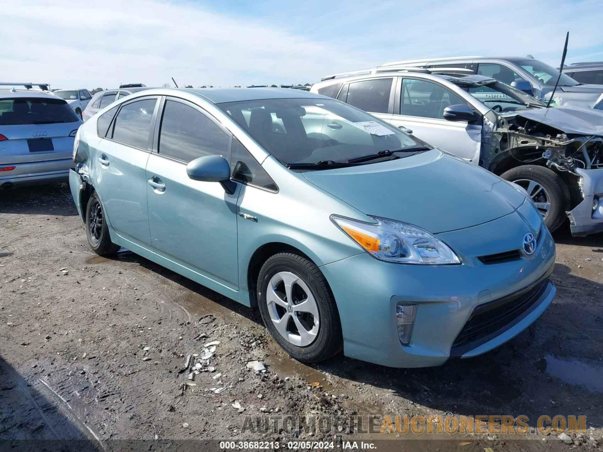 JTDKN3DU1F1973254 TOYOTA PRIUS 2015