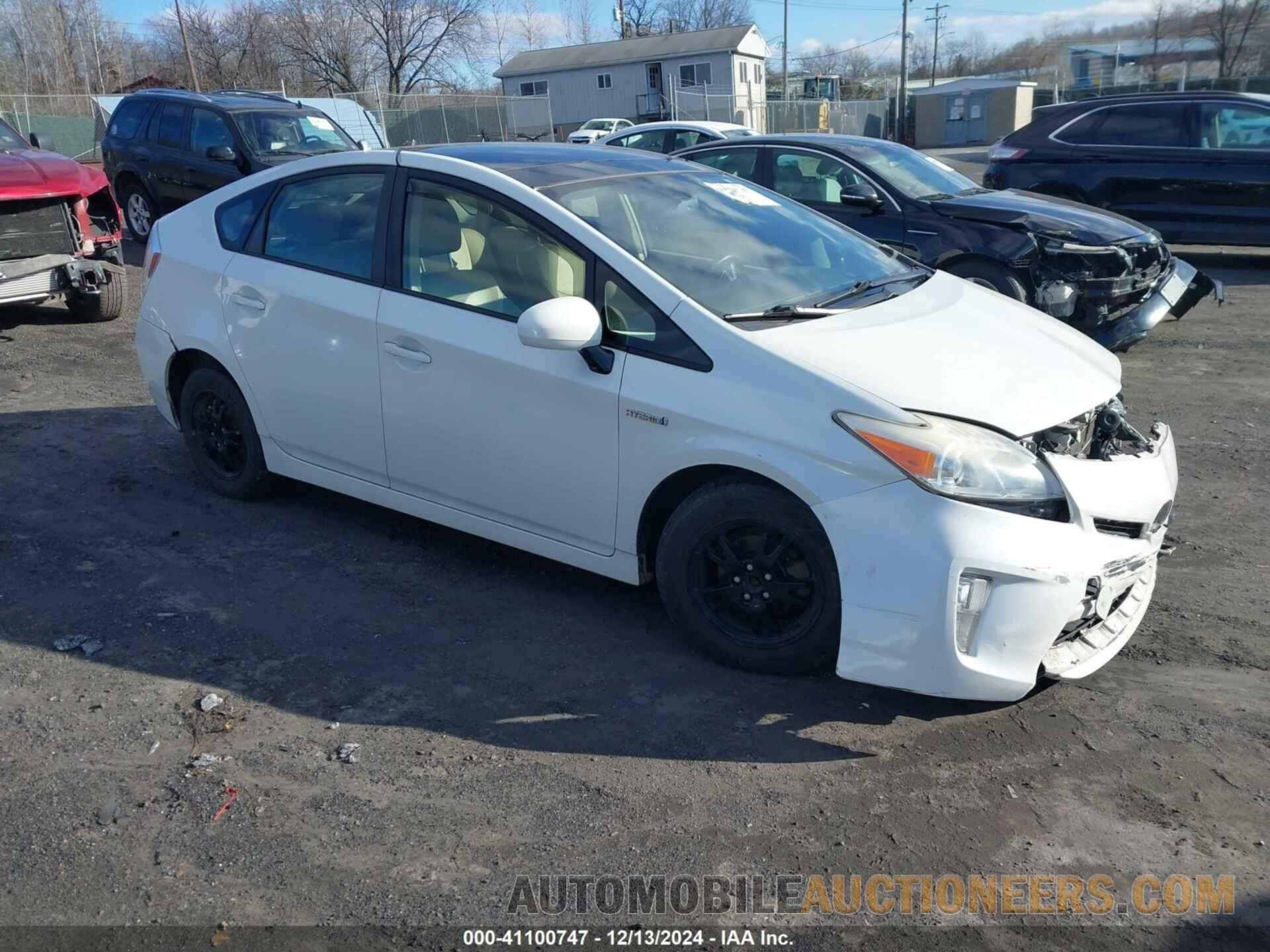 JTDKN3DU2C1592122 TOYOTA PRIUS 2012