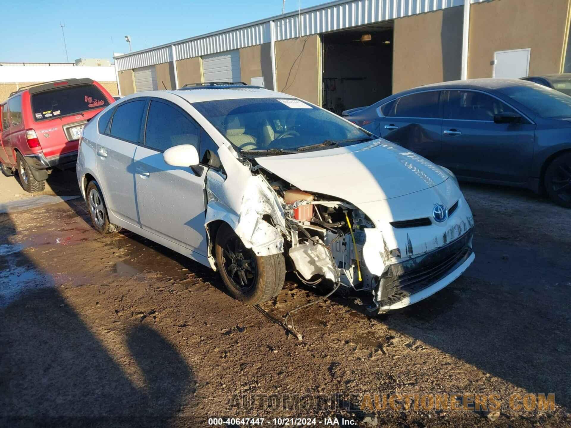 JTDKN3DU2C5452788 TOYOTA PRIUS 2012