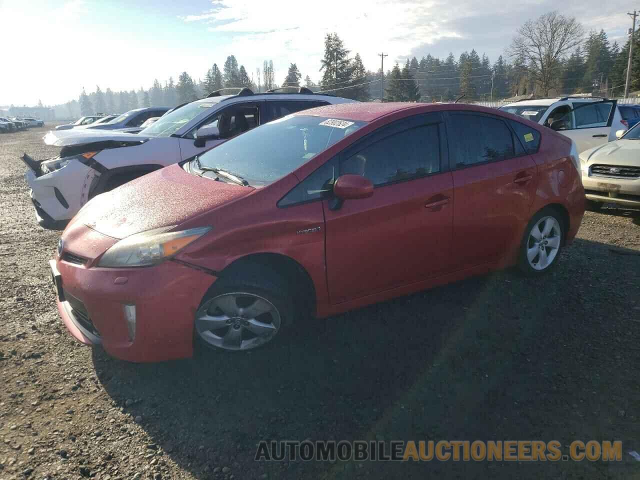 JTDKN3DU2C5476847 TOYOTA PRIUS 2012