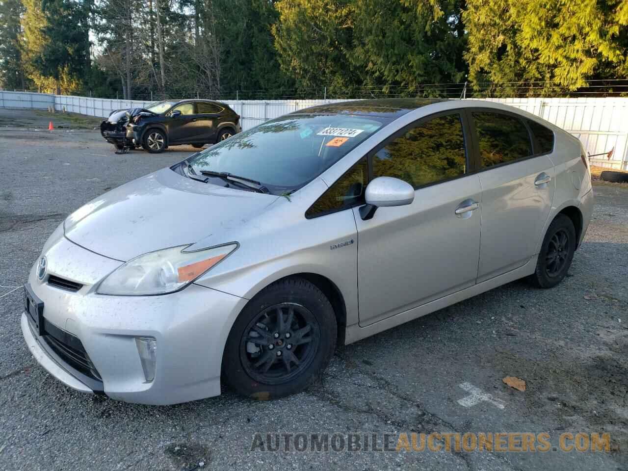 JTDKN3DU2C5513752 TOYOTA PRIUS 2012