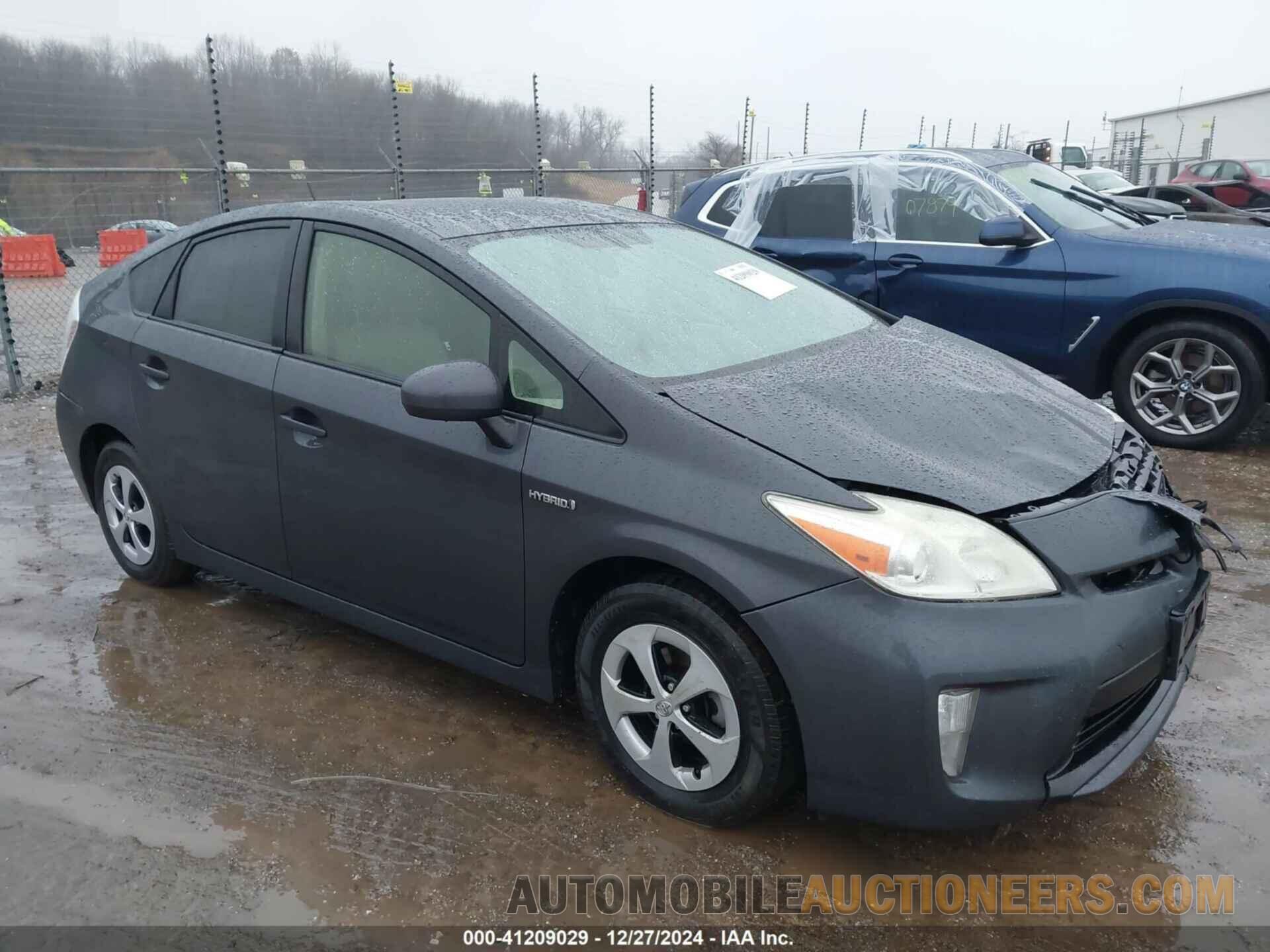 JTDKN3DU2D5538409 TOYOTA PRIUS 2013