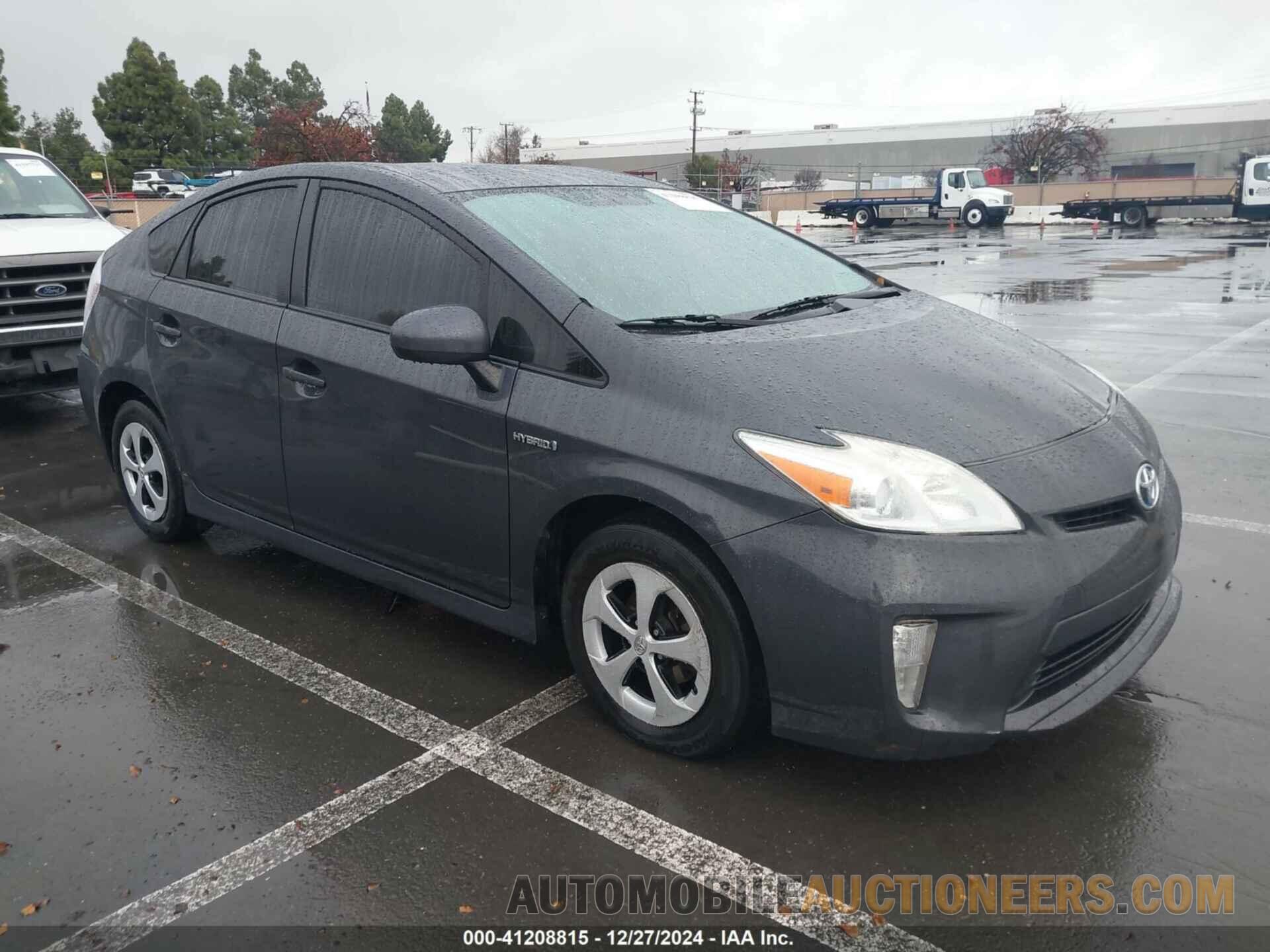 JTDKN3DU2D5595628 TOYOTA PRIUS 2013