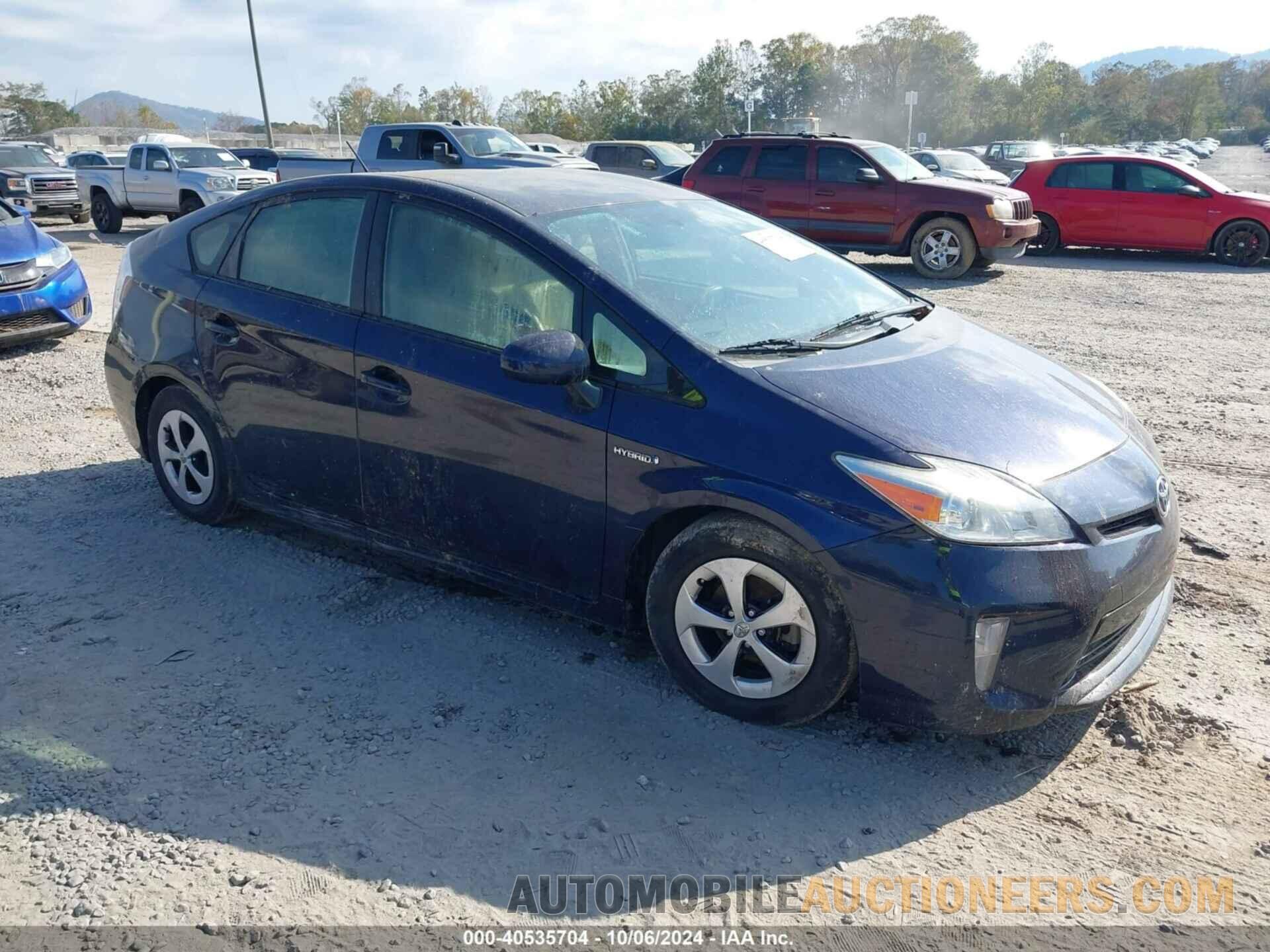 JTDKN3DU2E0384315 TOYOTA PRIUS 2014