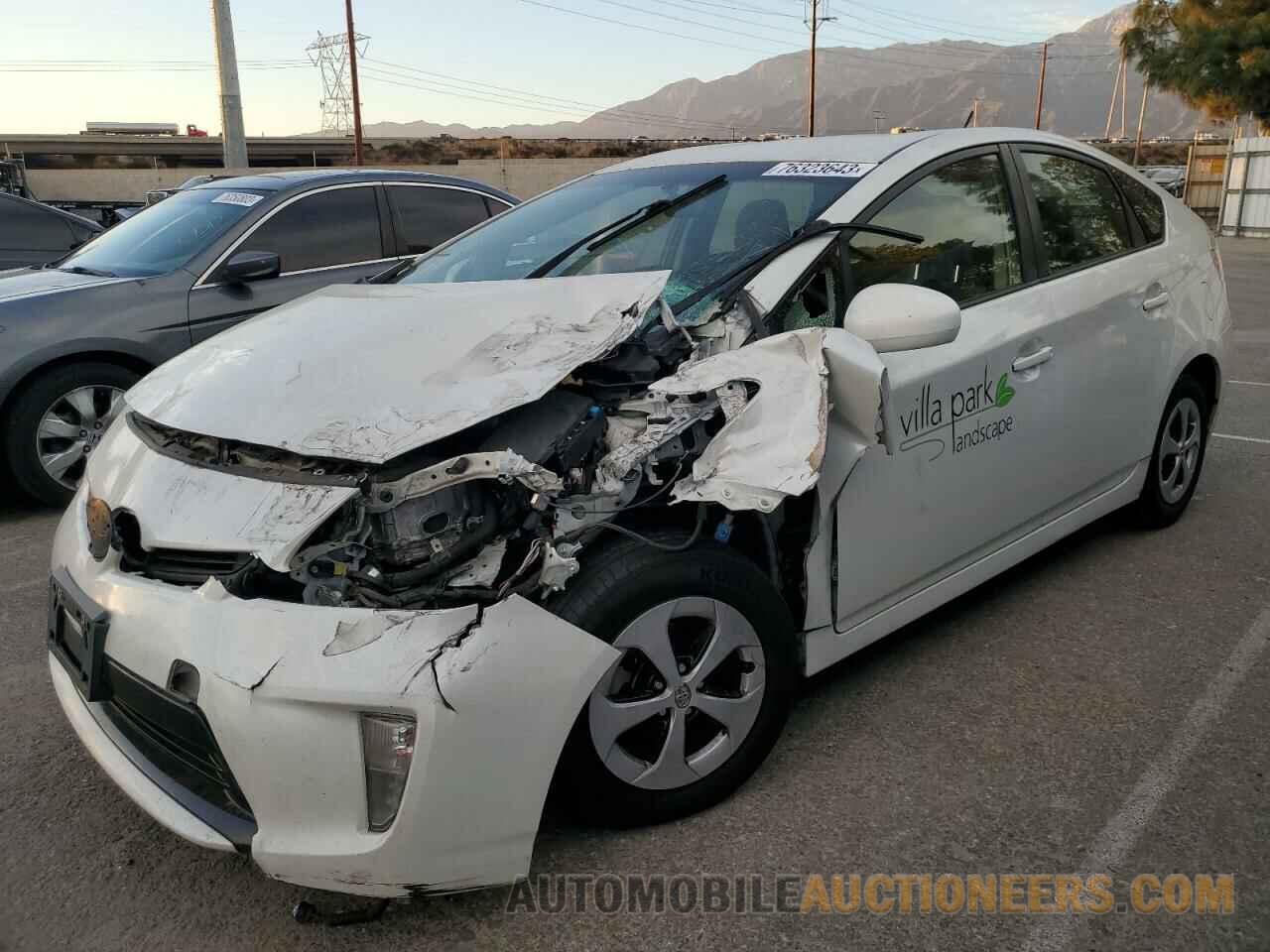 JTDKN3DU2F0407898 TOYOTA PRIUS 2015