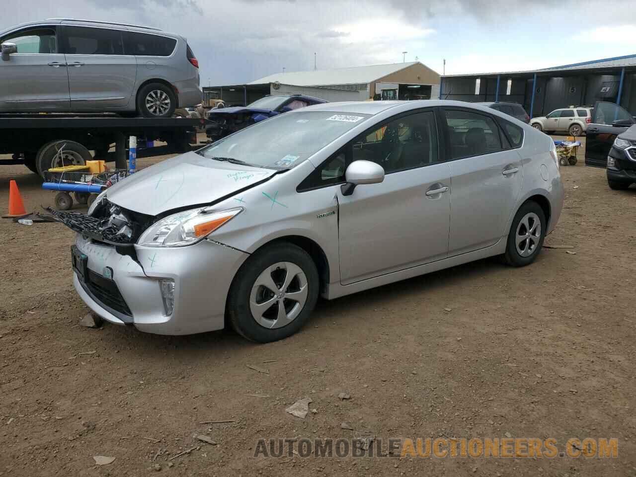 JTDKN3DU2F0409845 TOYOTA PRIUS 2015