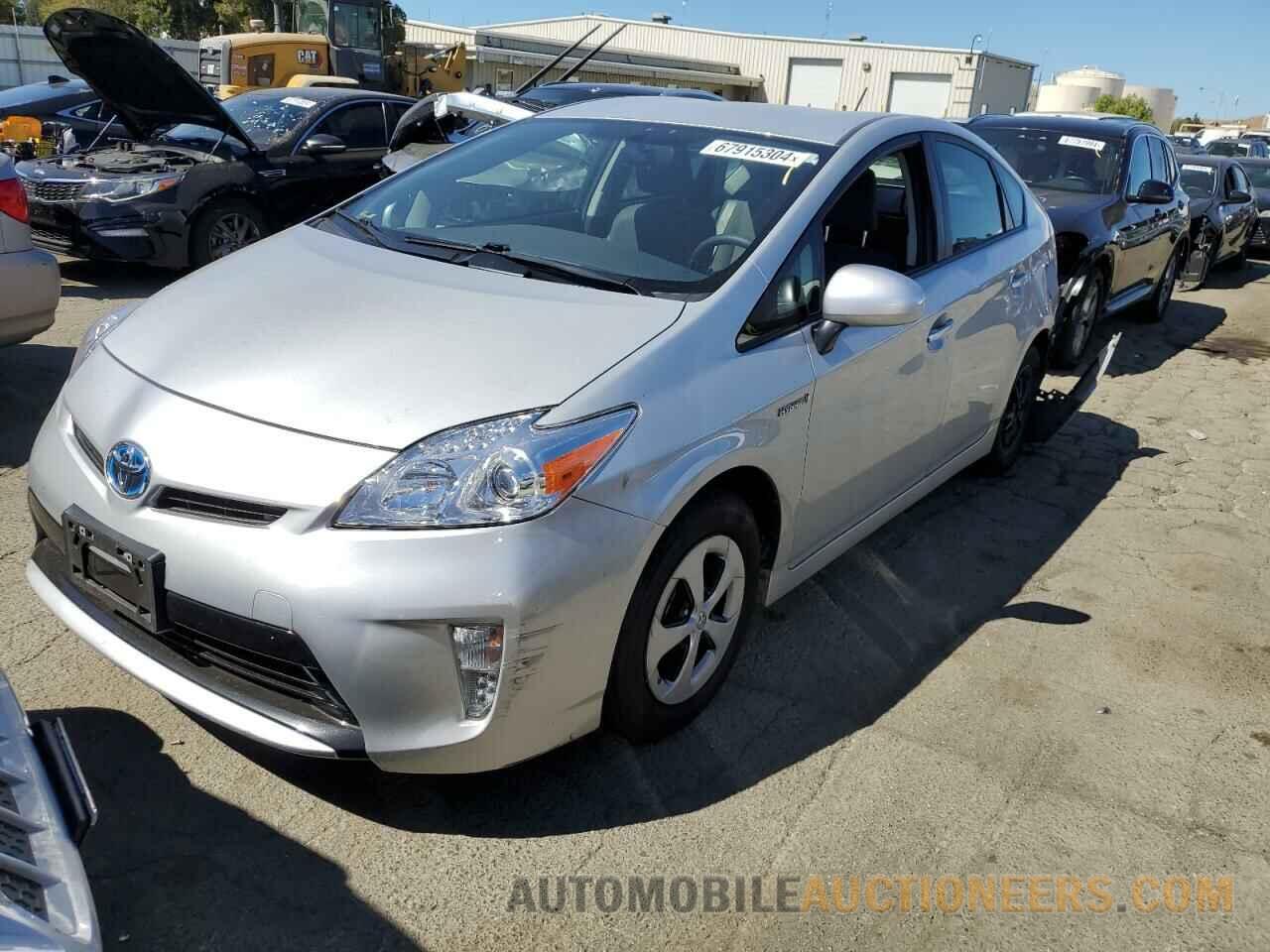 JTDKN3DU2F0443607 TOYOTA PRIUS 2015