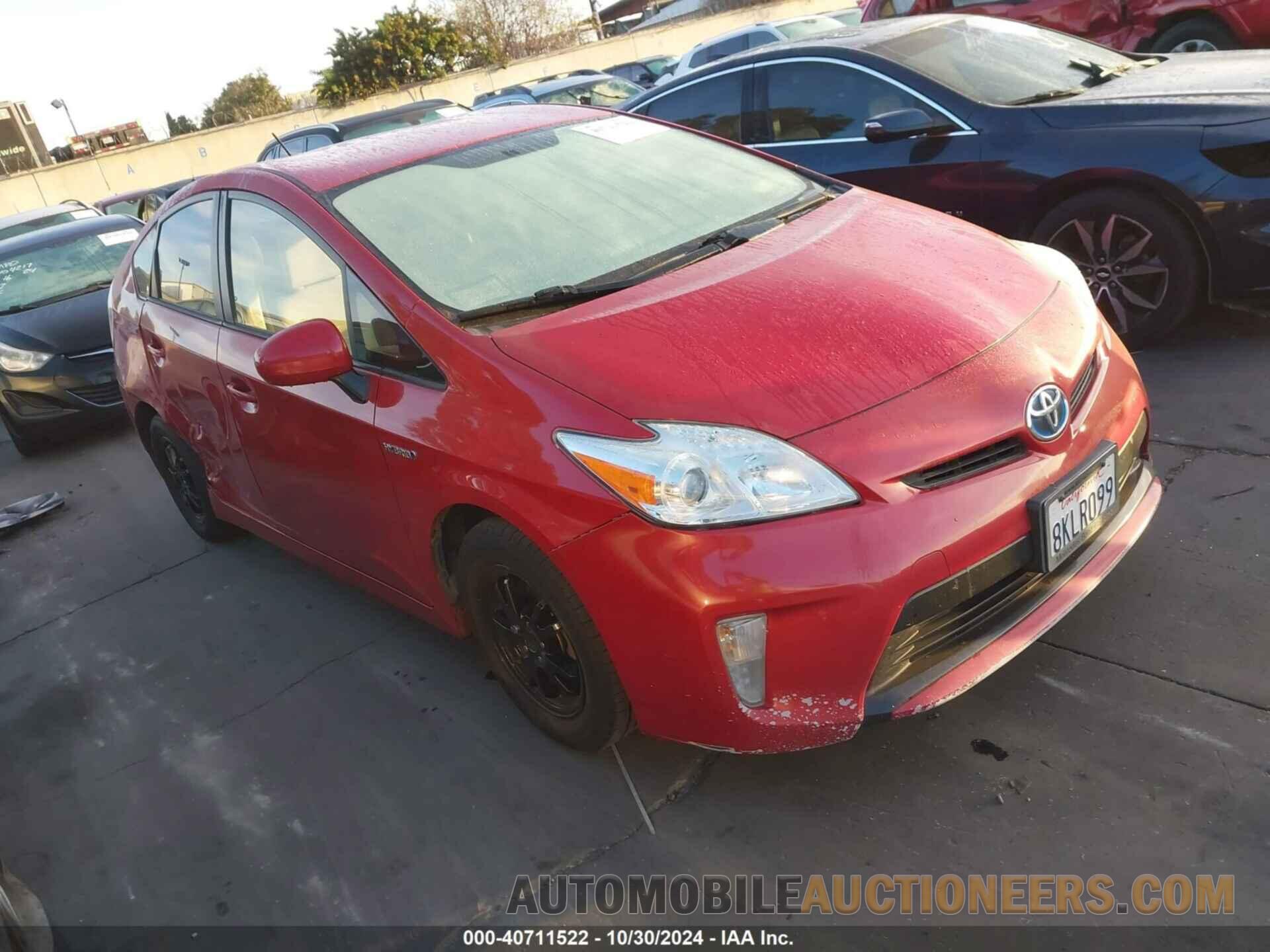 JTDKN3DU2F0443736 TOYOTA PRIUS 2015