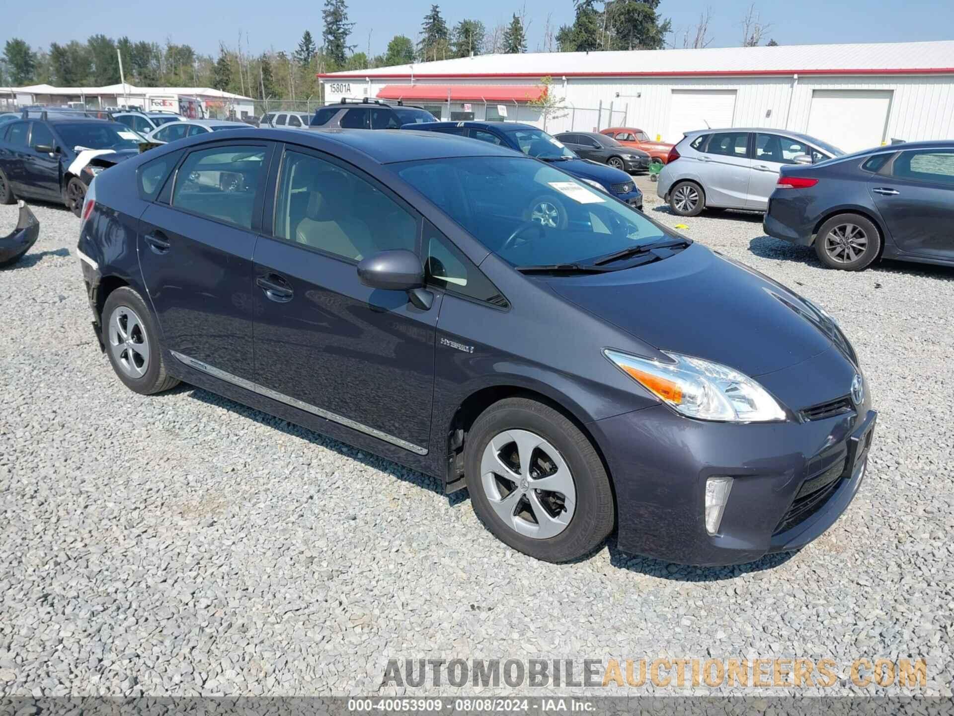 JTDKN3DU2F0444398 TOYOTA PRIUS 2015