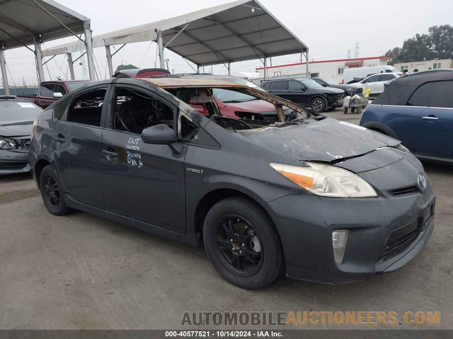 JTDKN3DU2F0447236 TOYOTA PRIUS 2015