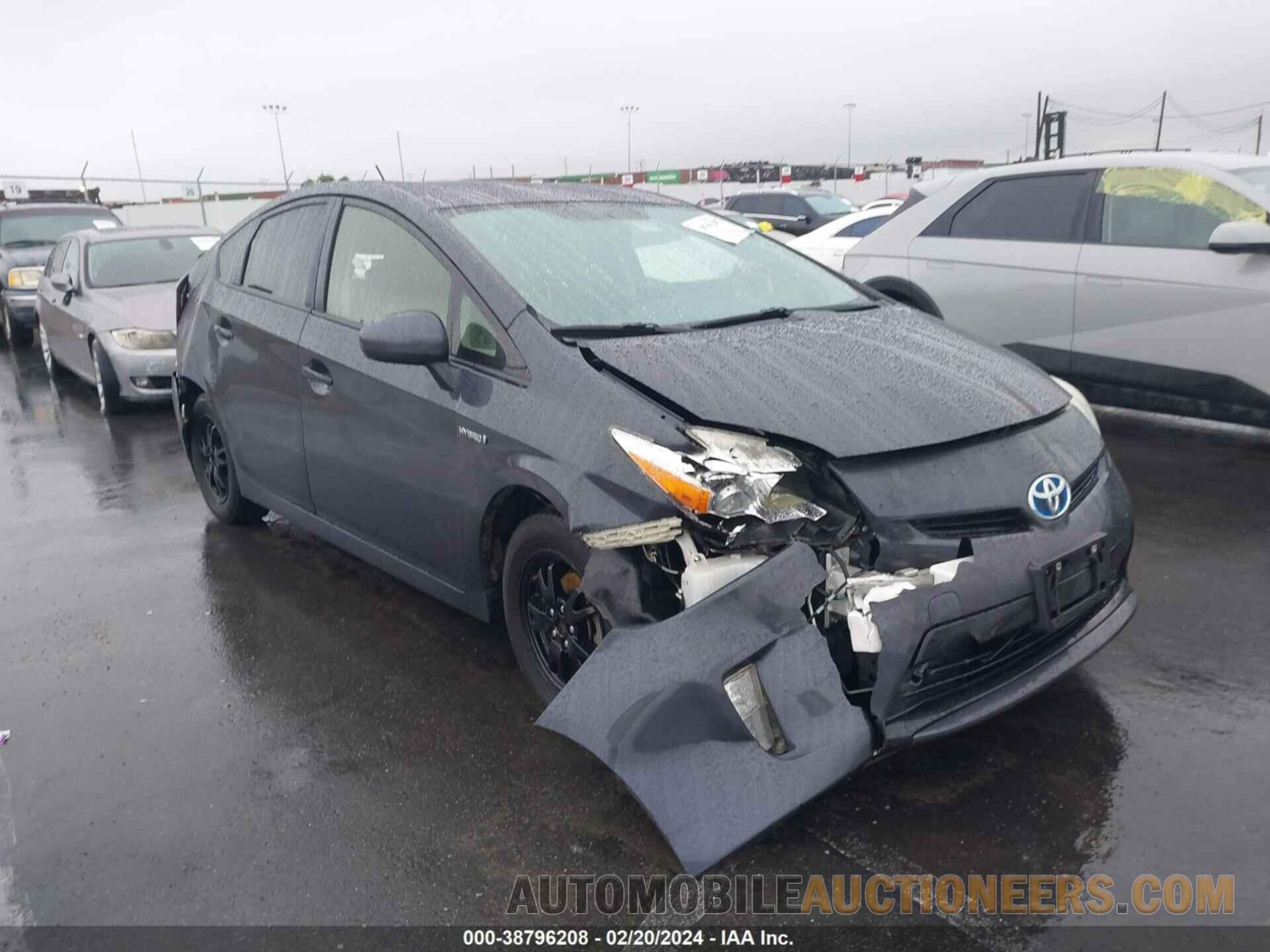 JTDKN3DU2F0453604 TOYOTA PRIUS 2015