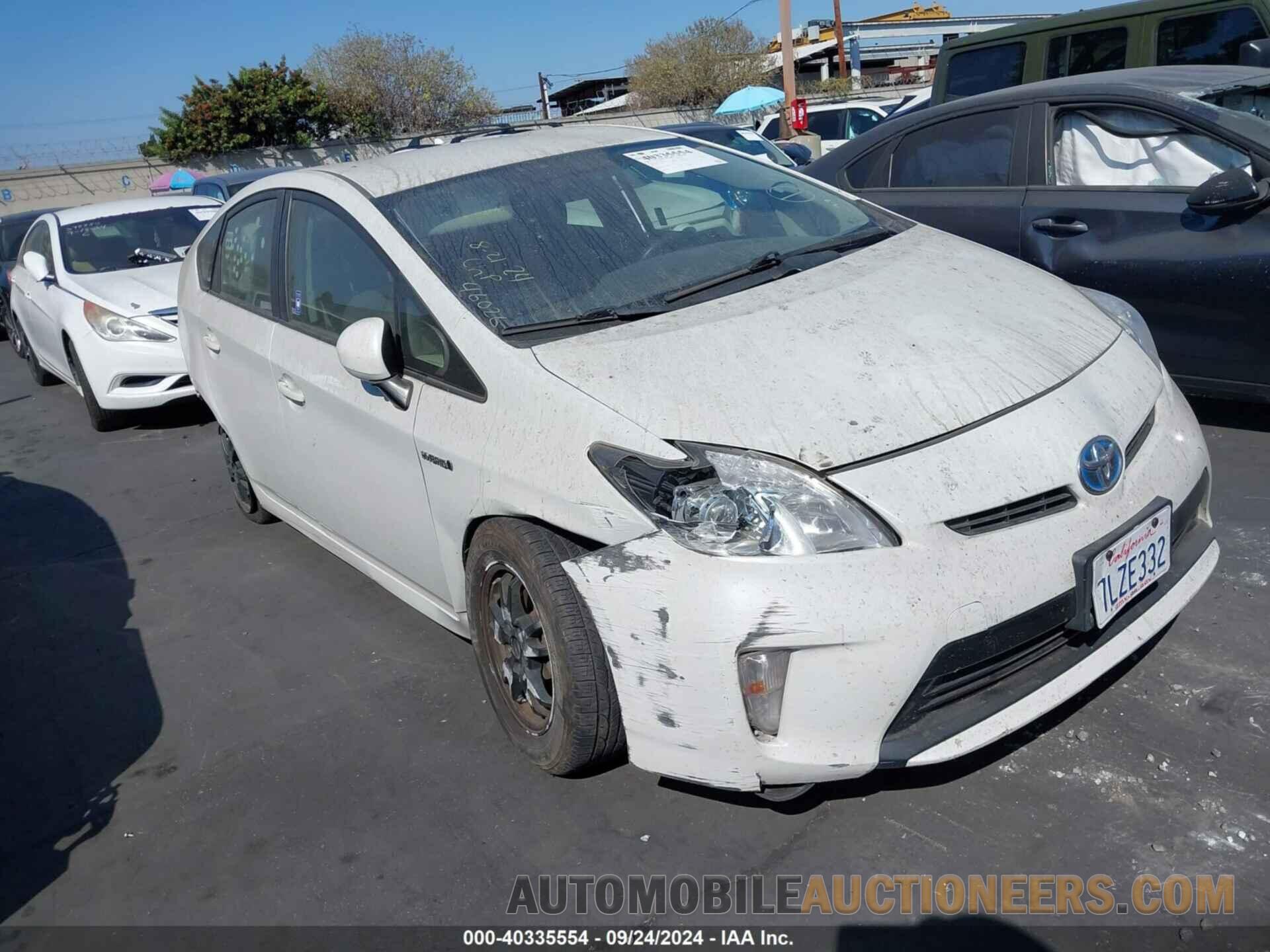 JTDKN3DU2F0456020 TOYOTA PRIUS 2015