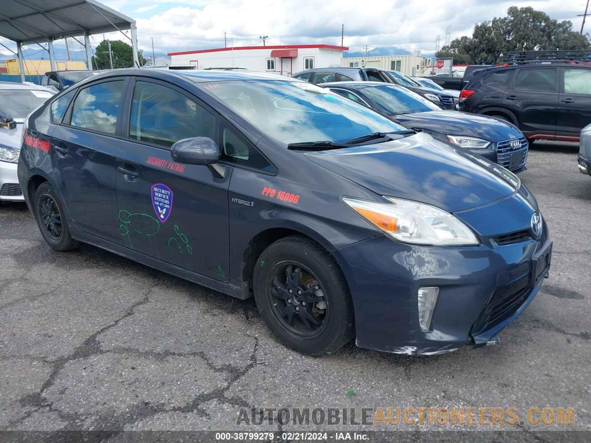 JTDKN3DU2F0472363 TOYOTA PRIUS 2015