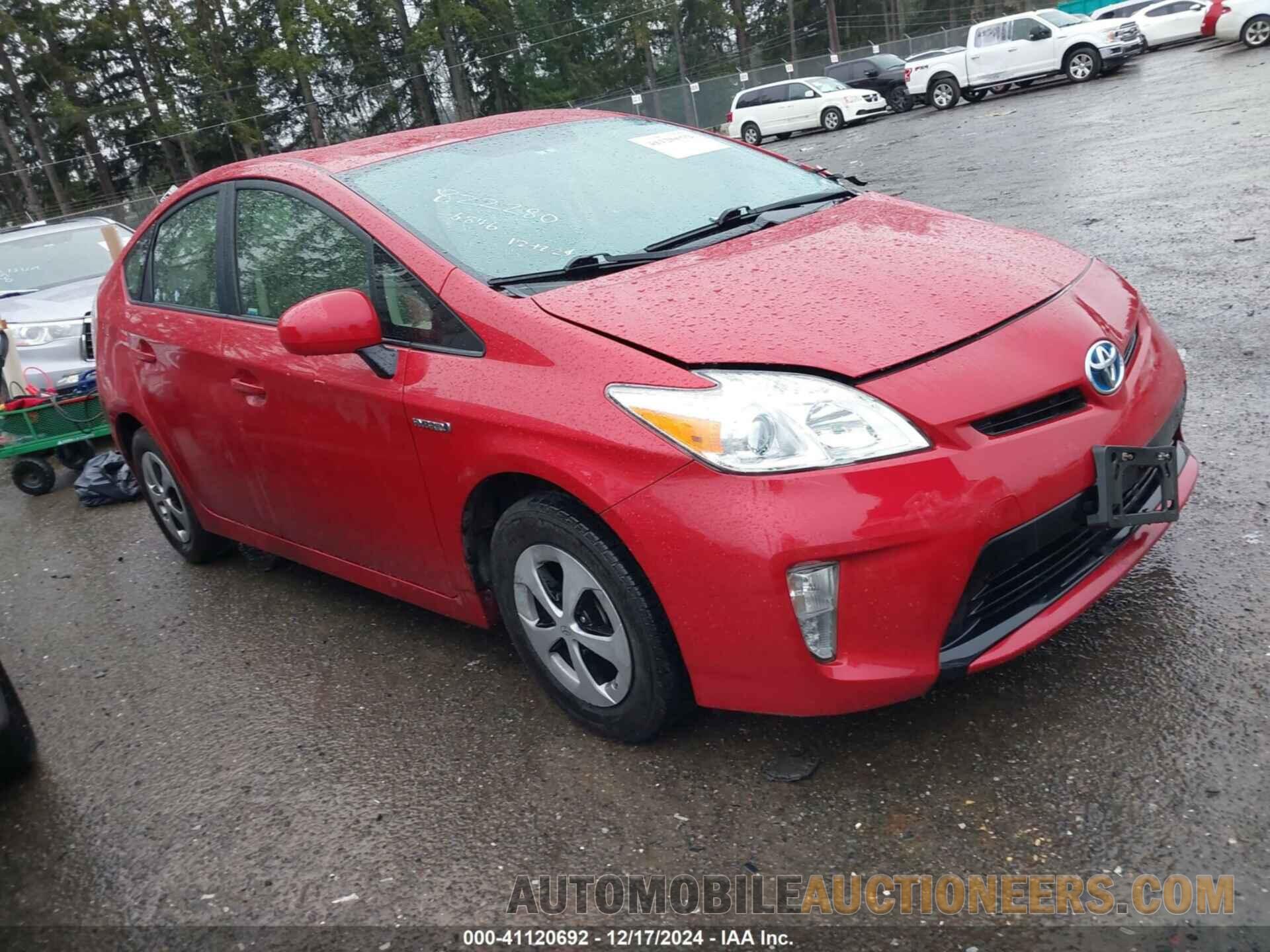 JTDKN3DU2F1896846 TOYOTA PRIUS 2015