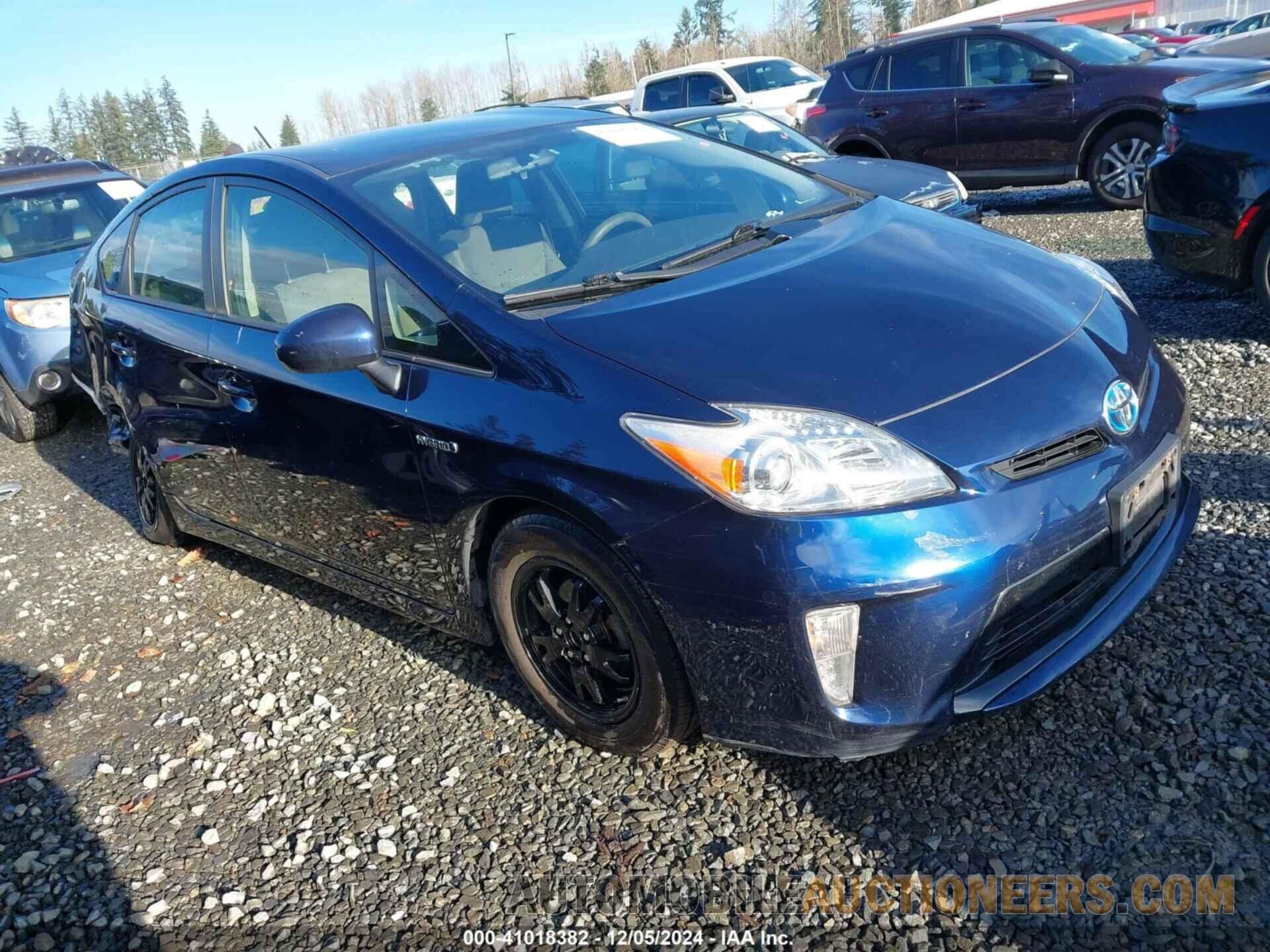 JTDKN3DU2F1903021 TOYOTA PRIUS 2015