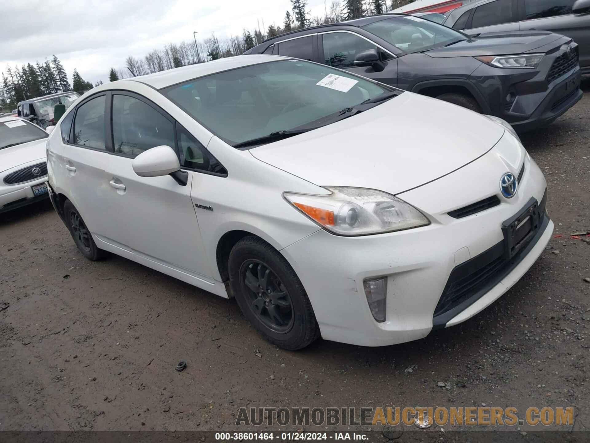 JTDKN3DU2F1903956 TOYOTA PRIUS 2015