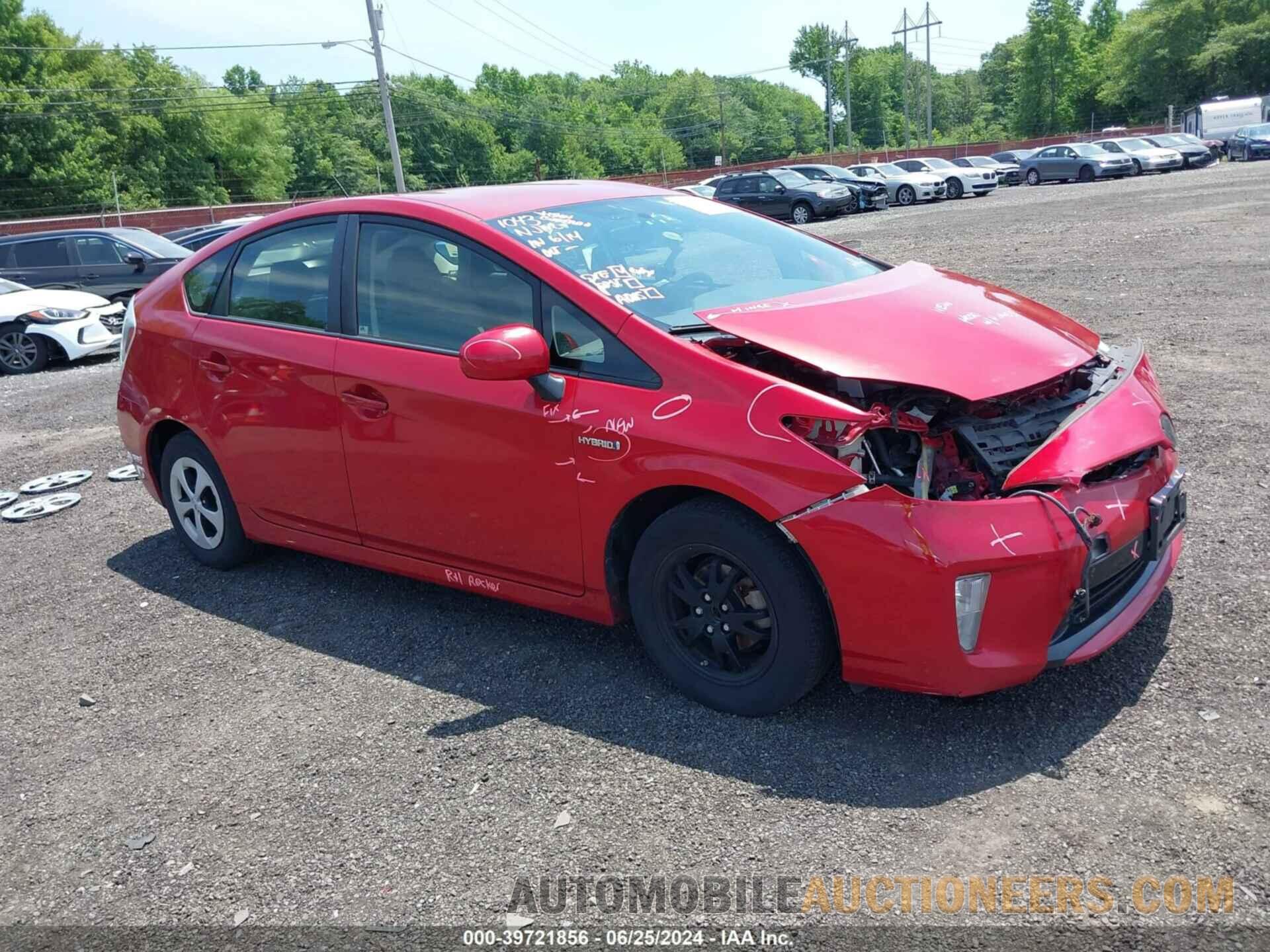 JTDKN3DU2F1906842 TOYOTA PRIUS 2015