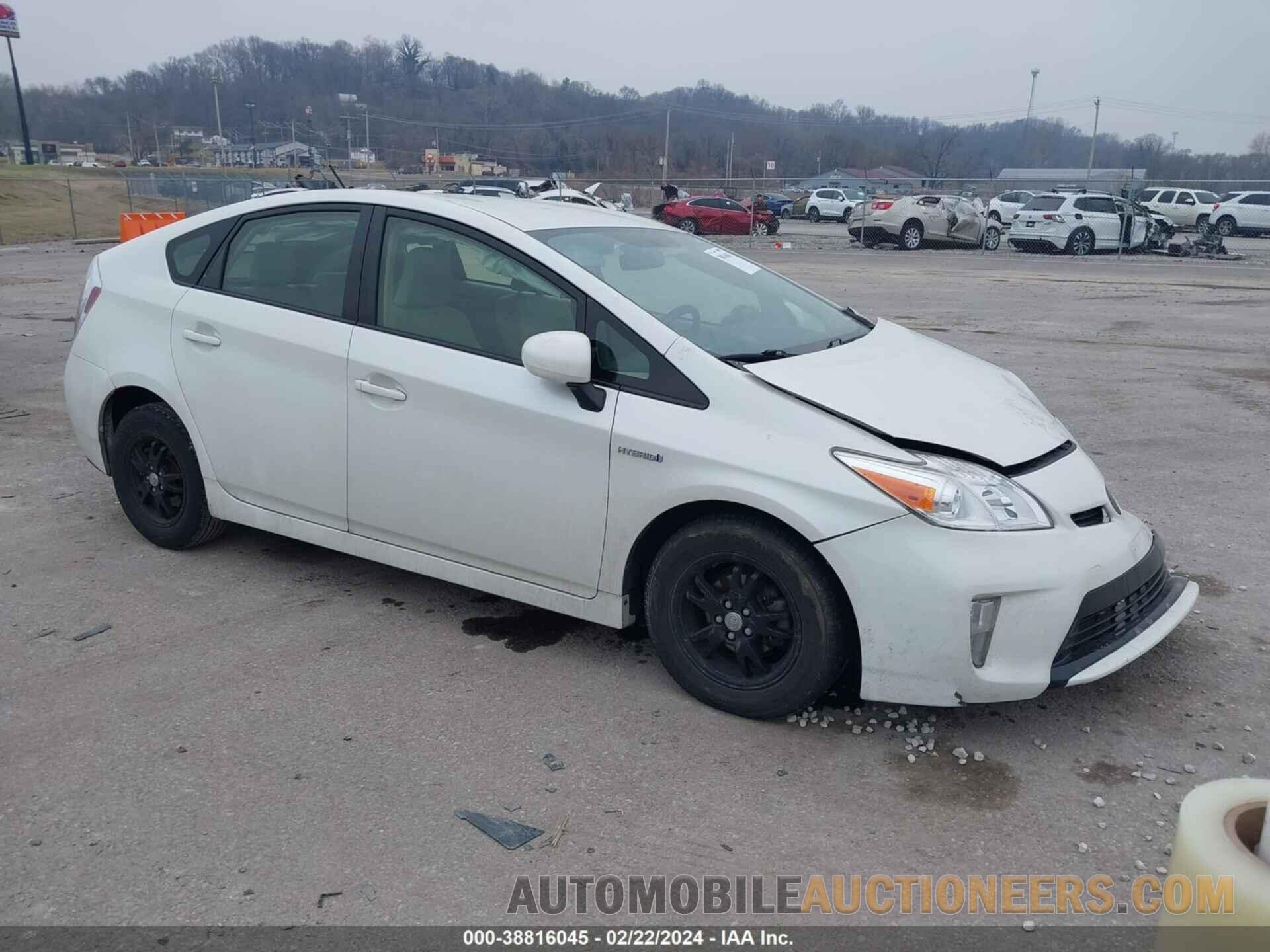 JTDKN3DU2F1912771 TOYOTA PRIUS 2015