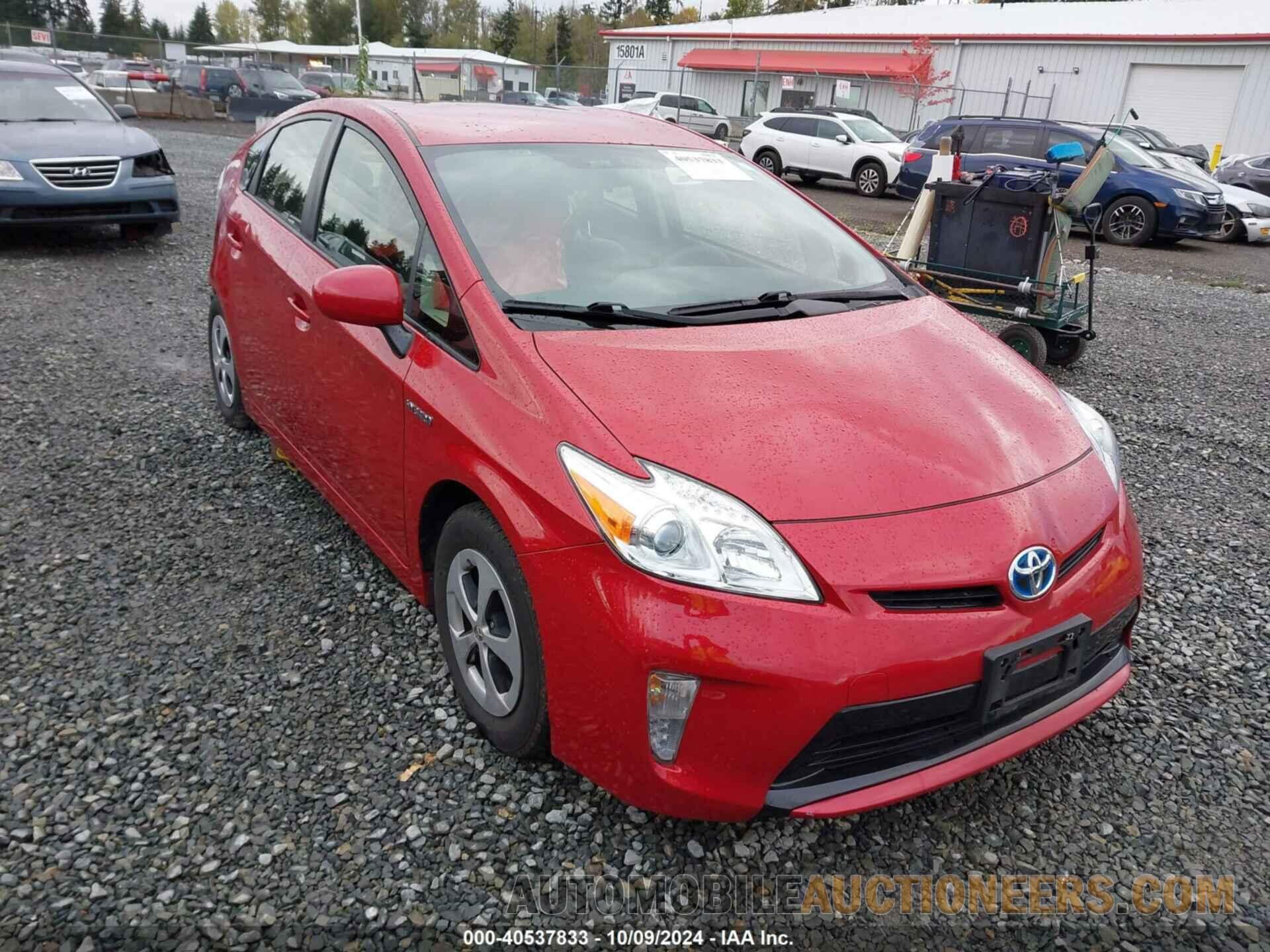 JTDKN3DU2F1925438 TOYOTA PRIUS 2015