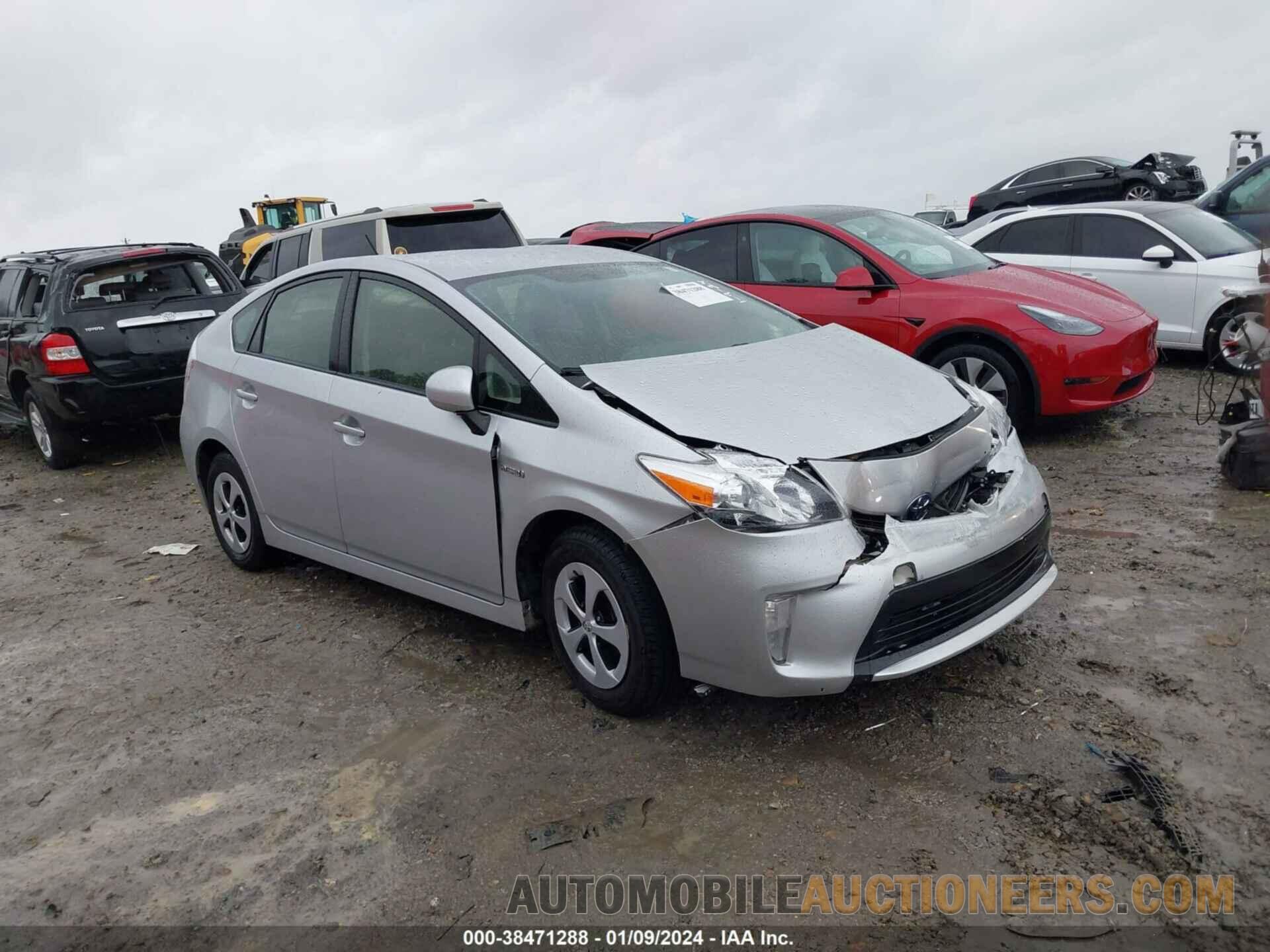 JTDKN3DU2F2002595 TOYOTA PRIUS 2015