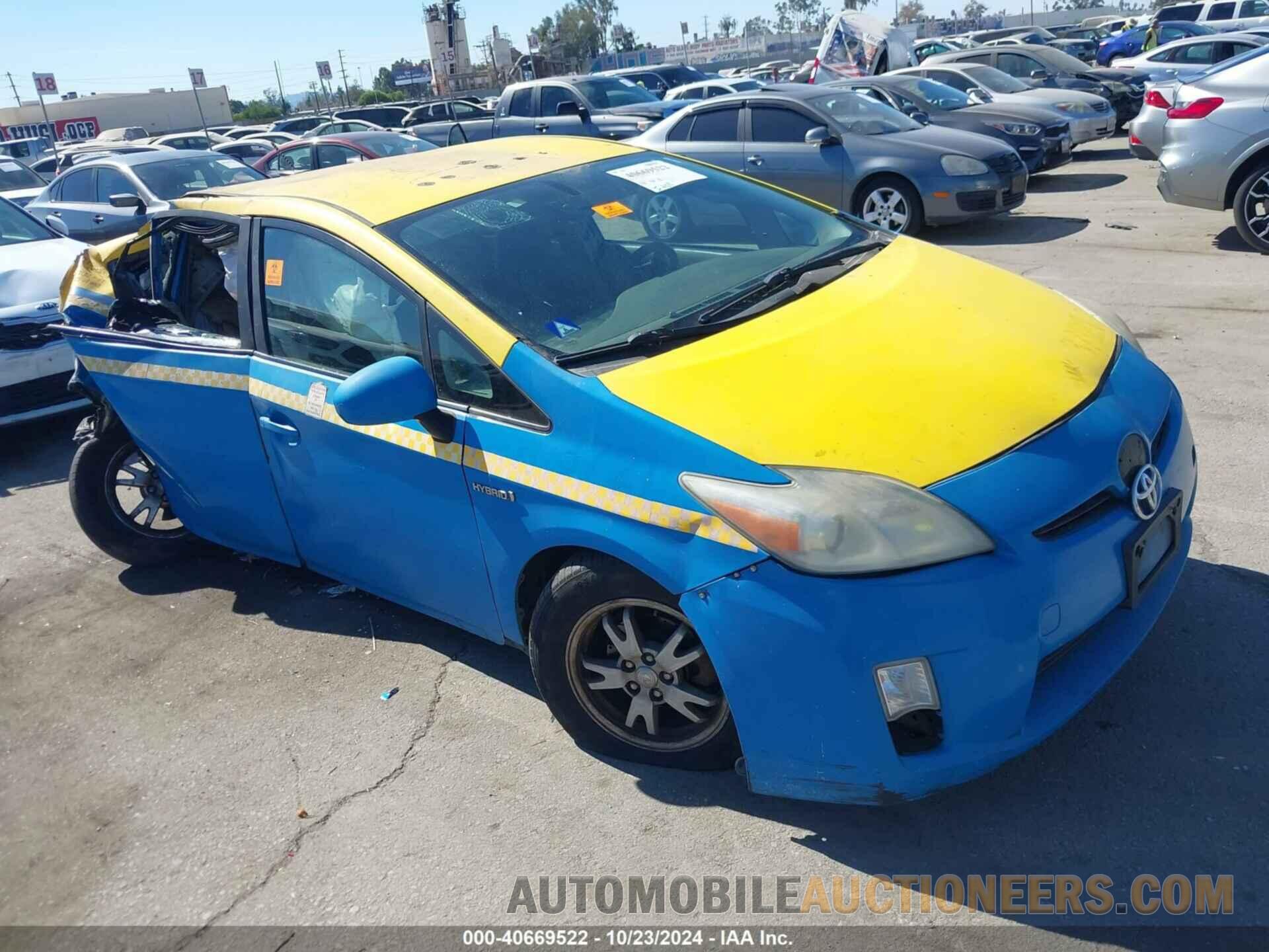 JTDKN3DU3B0273672 TOYOTA PRIUS 2011