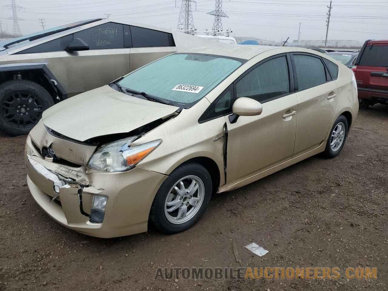 JTDKN3DU3B1459562 TOYOTA PRIUS 2011