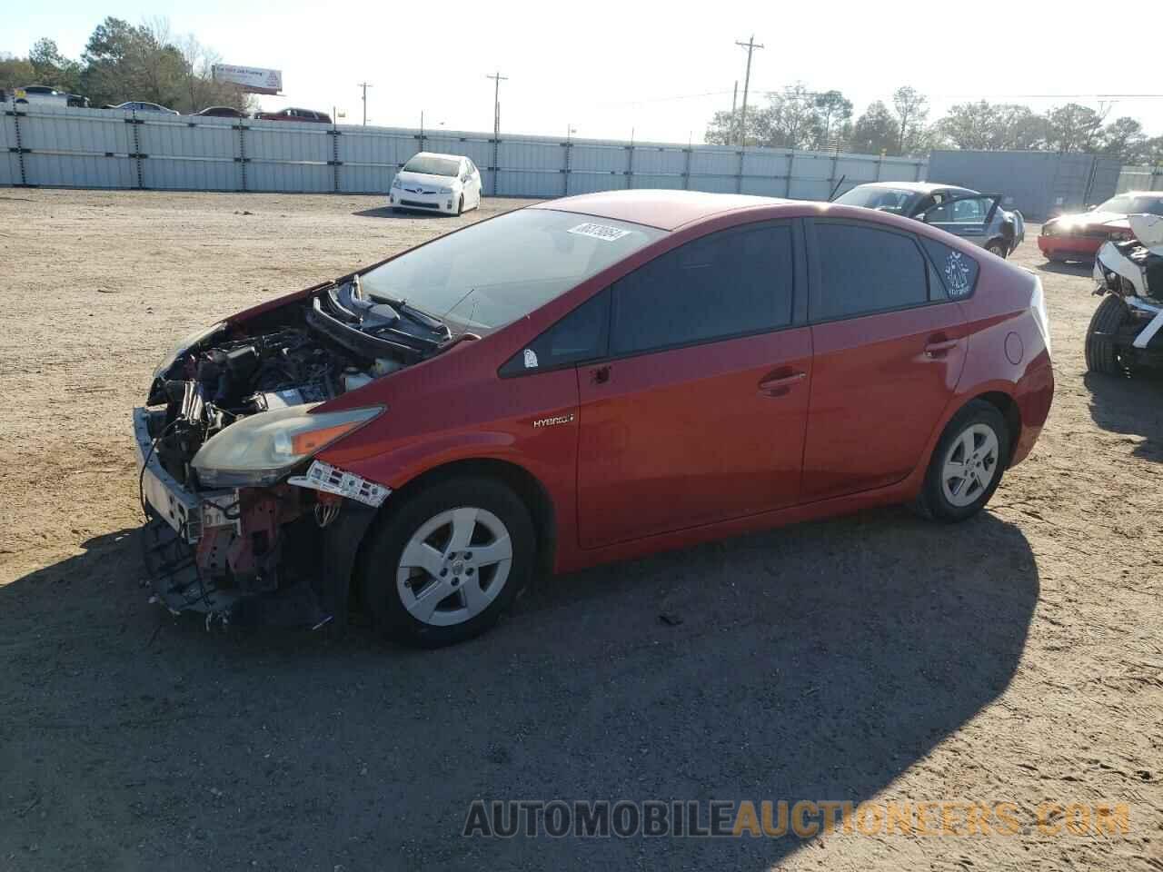 JTDKN3DU3B5322307 TOYOTA PRIUS 2011