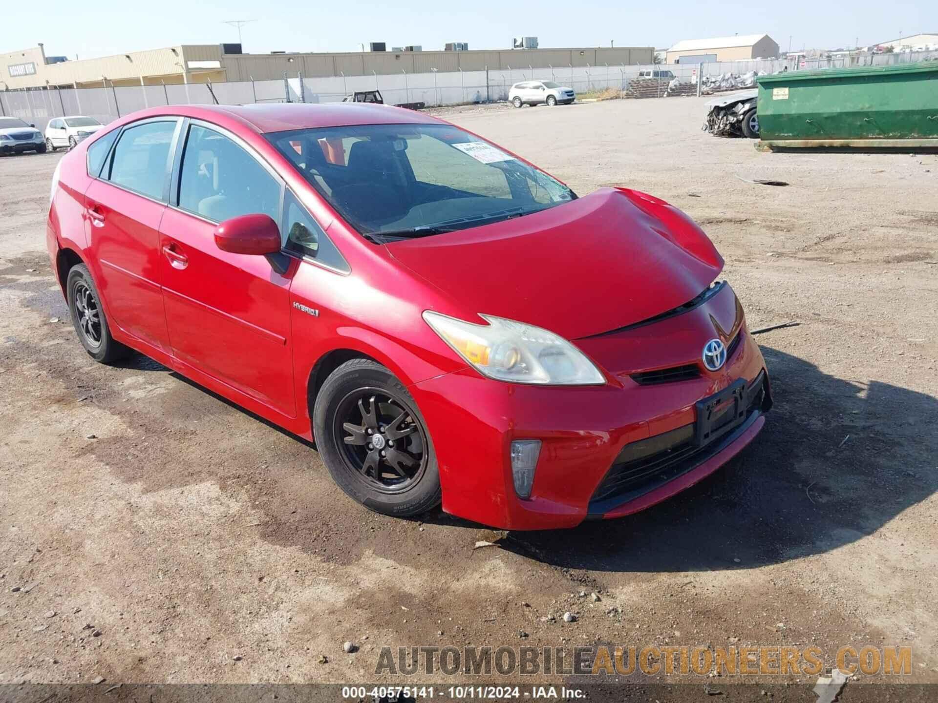 JTDKN3DU3C1563535 TOYOTA PRIUS 2012