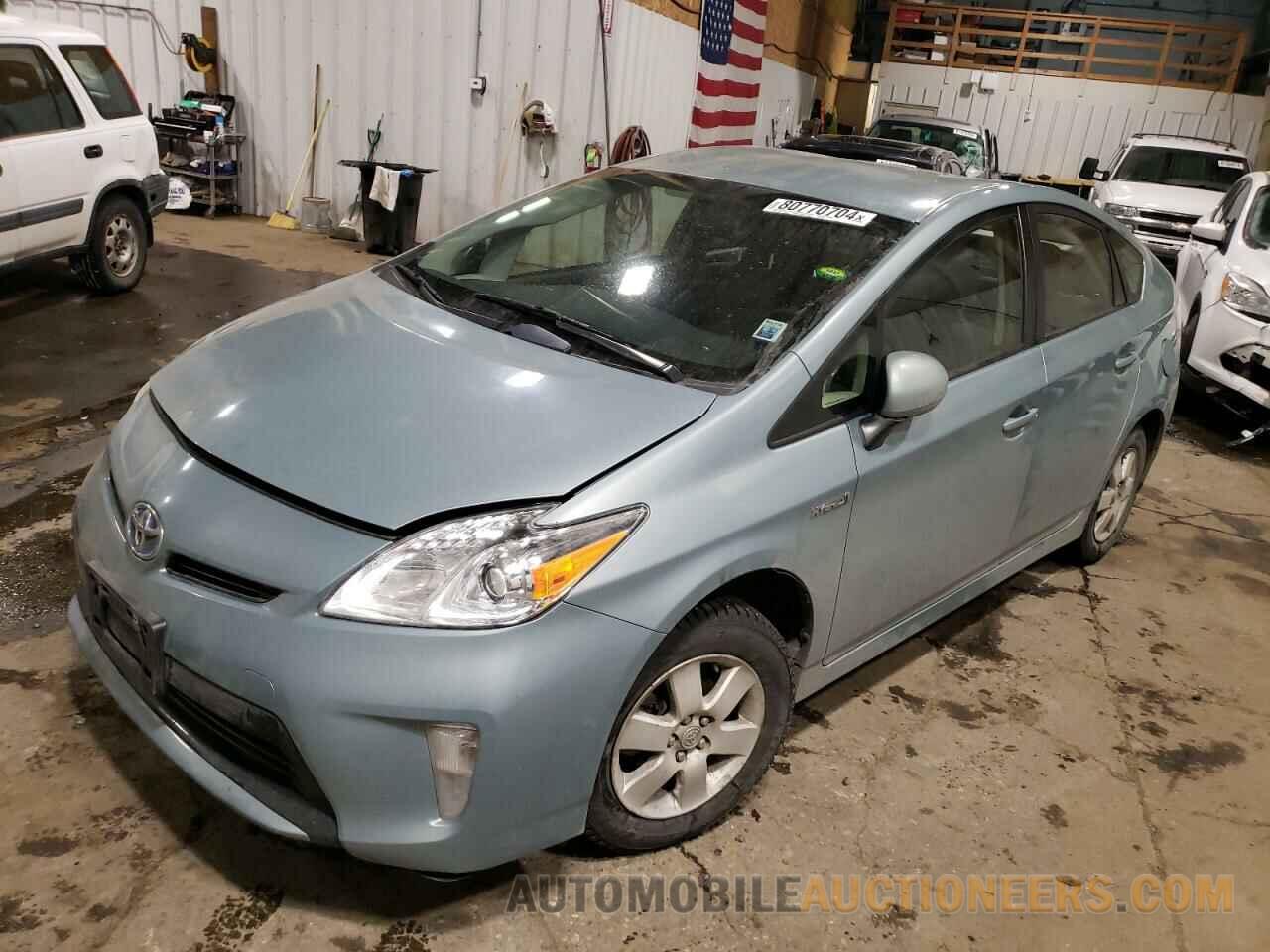 JTDKN3DU3C1590797 TOYOTA PRIUS 2012