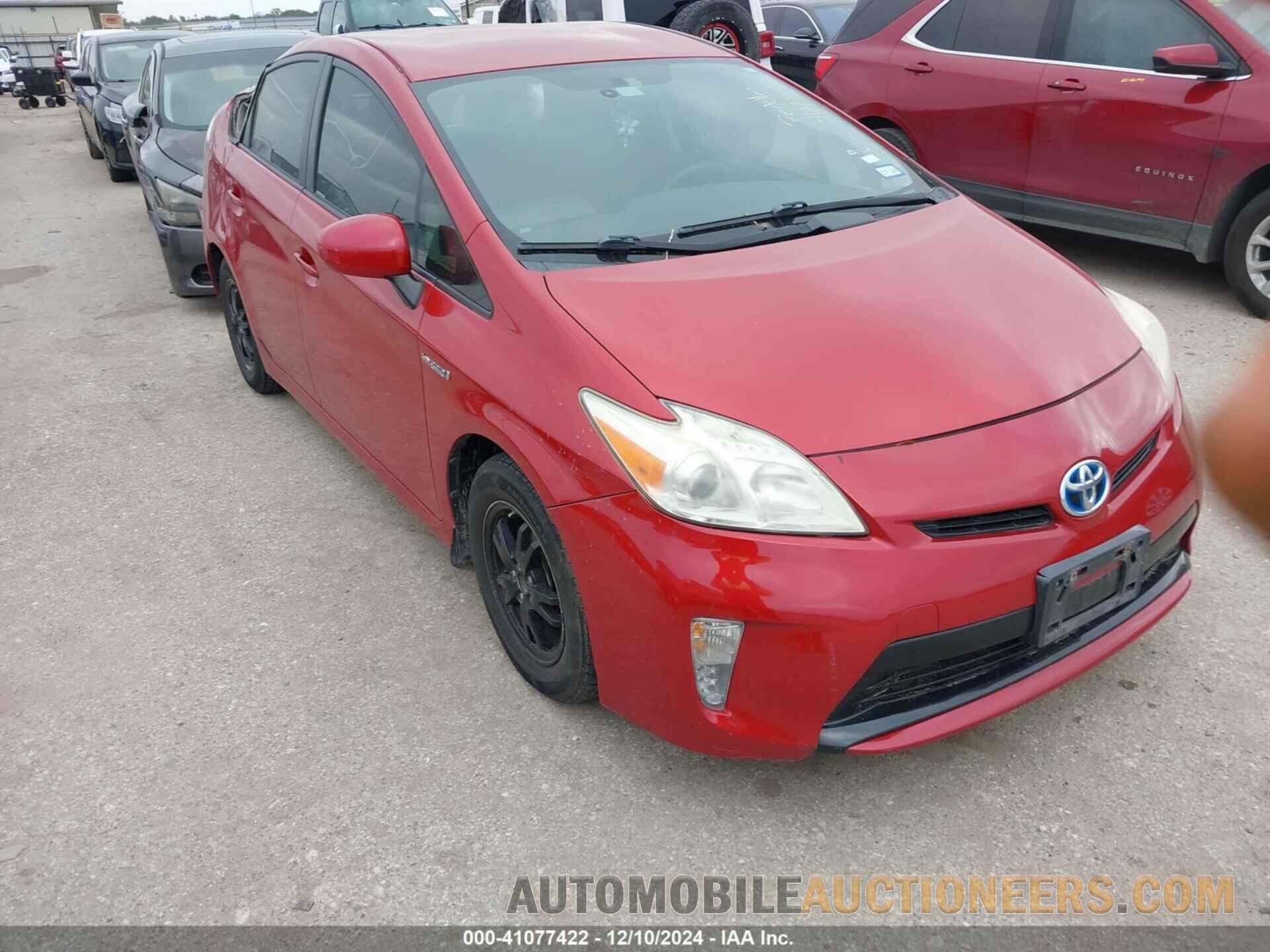 JTDKN3DU3C5508740 TOYOTA PRIUS 2012