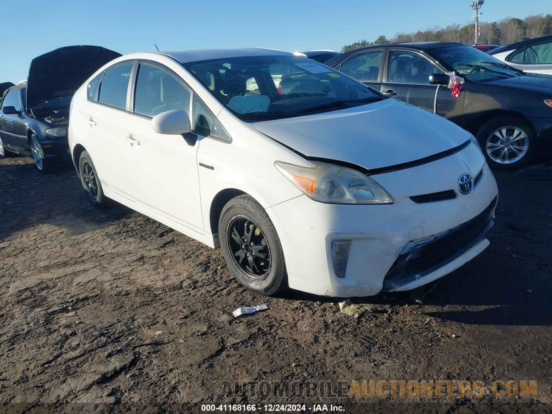 JTDKN3DU3D1641166 TOYOTA PRIUS 2013