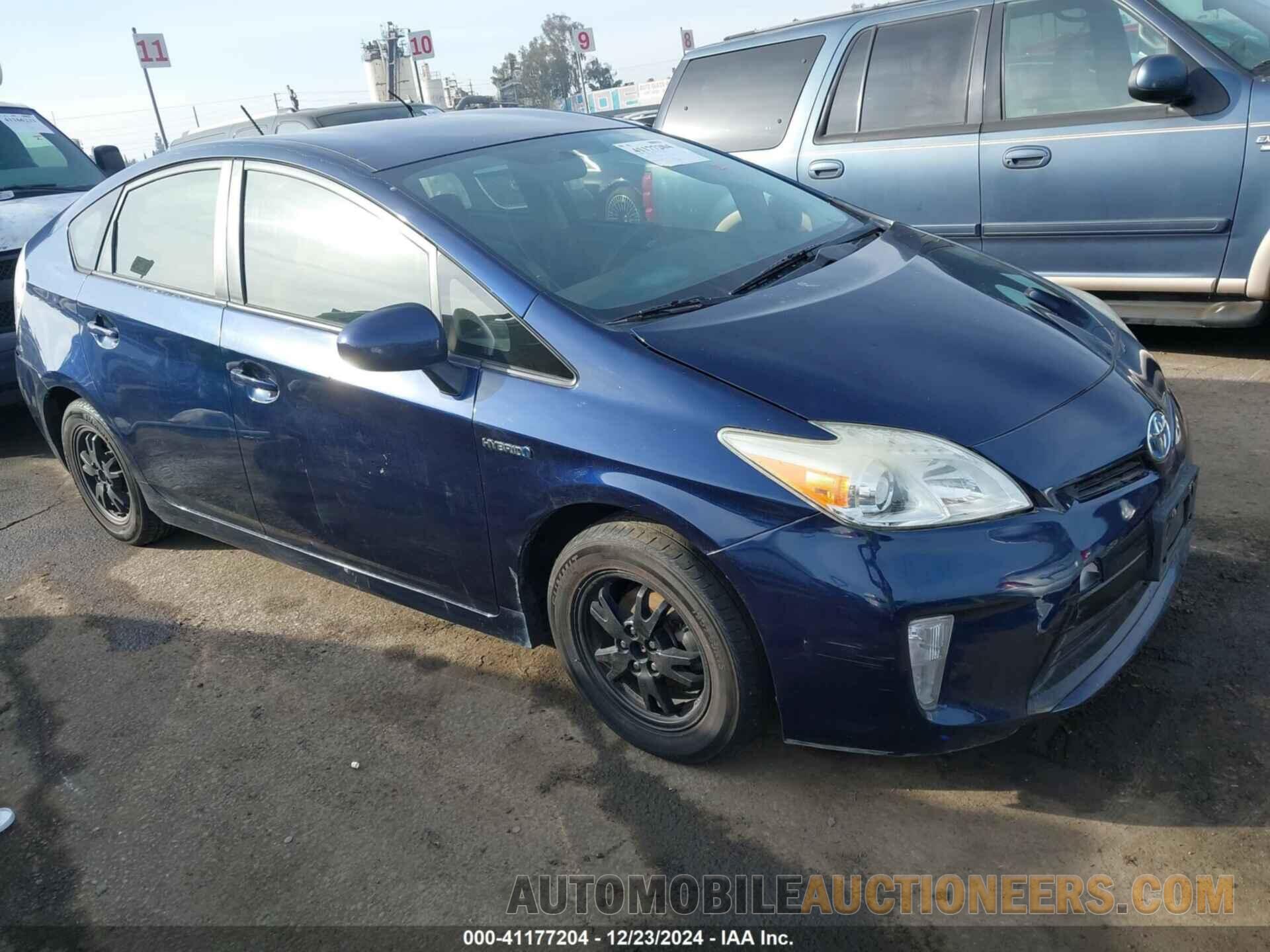 JTDKN3DU3D1733667 TOYOTA PRIUS 2013