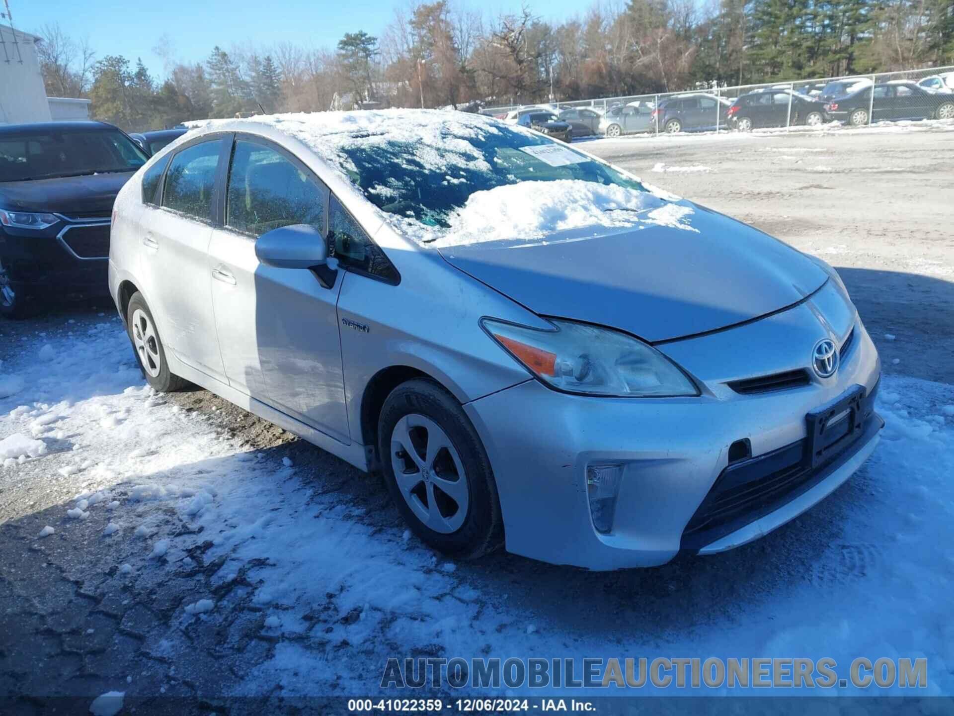 JTDKN3DU3D5573685 TOYOTA PRIUS 2013