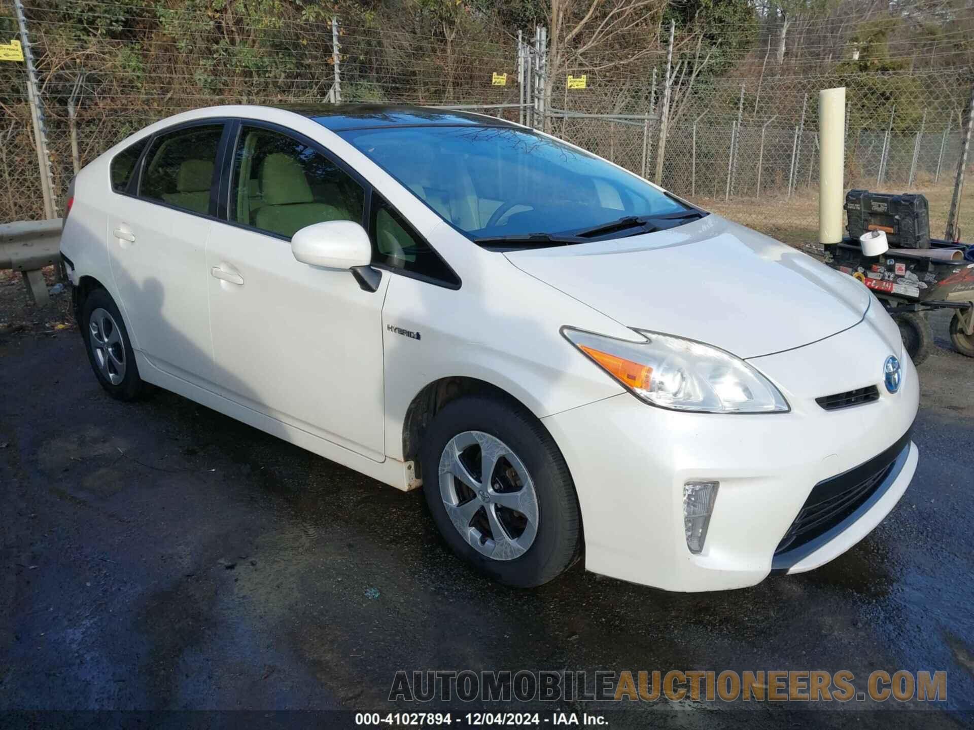 JTDKN3DU3D5634212 TOYOTA PRIUS 2013