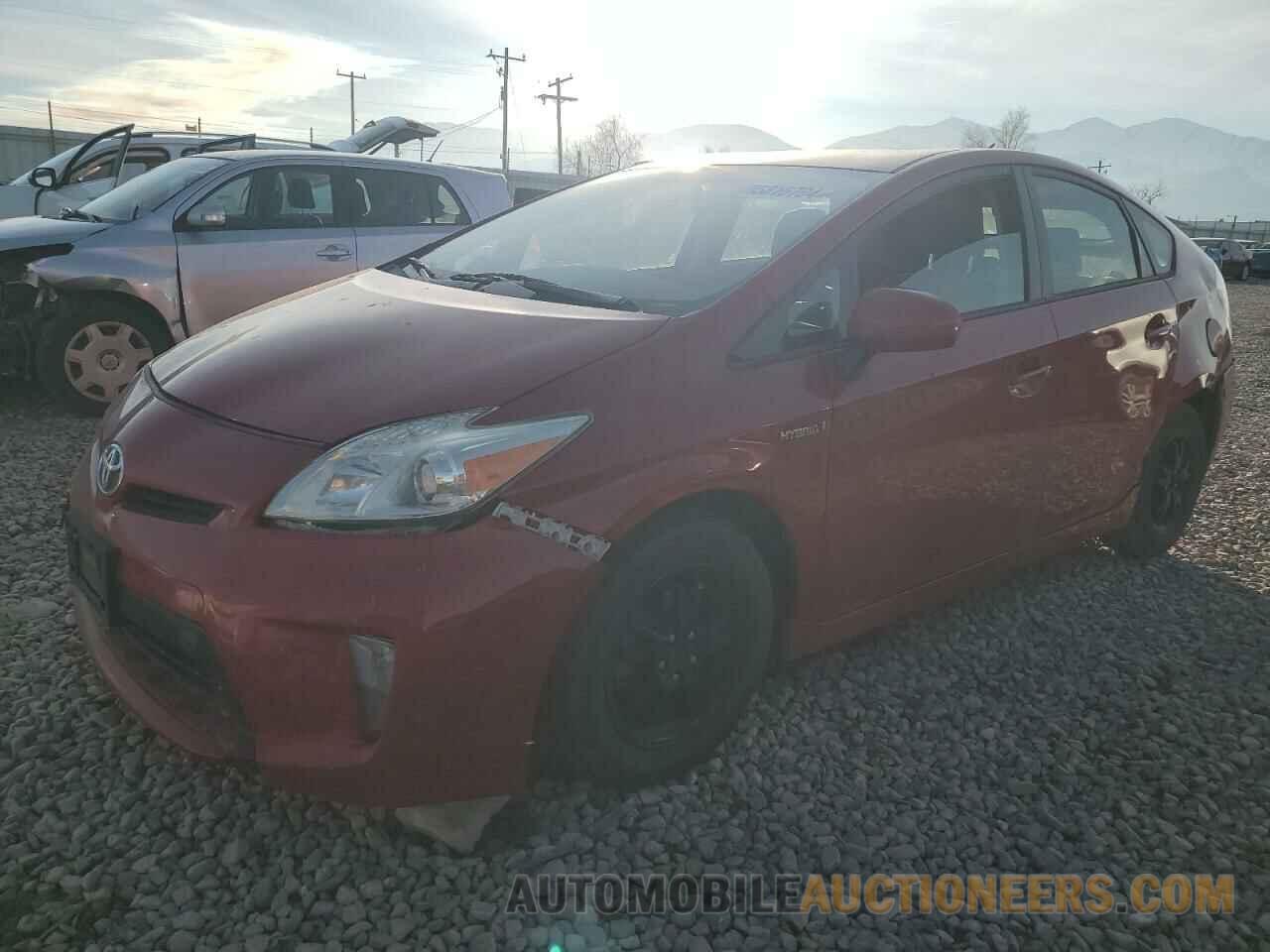 JTDKN3DU3E0378247 TOYOTA PRIUS 2014