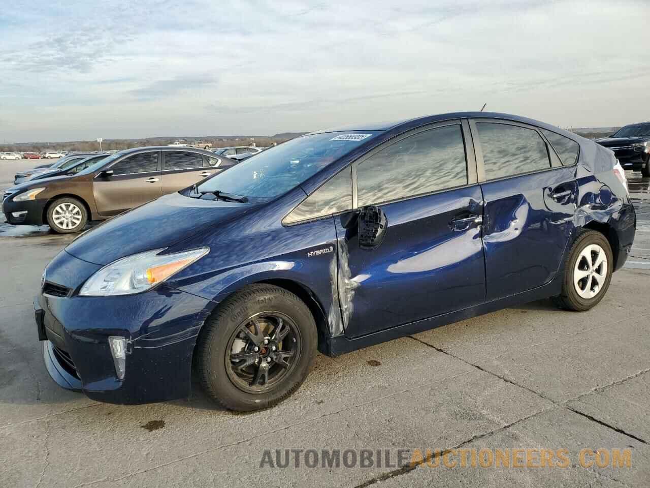 JTDKN3DU3E0378622 TOYOTA PRIUS 2014