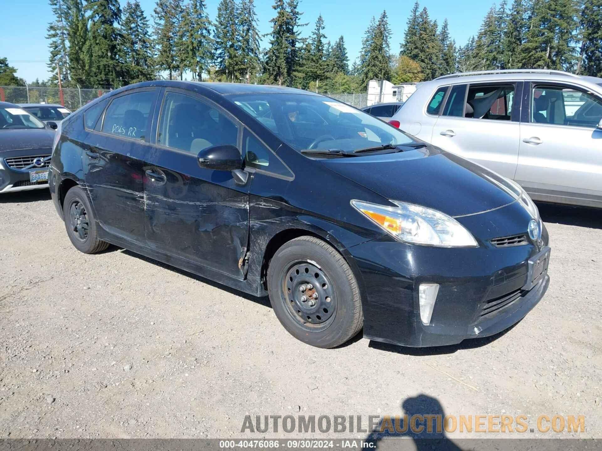 JTDKN3DU3E1751491 TOYOTA PRIUS 2014