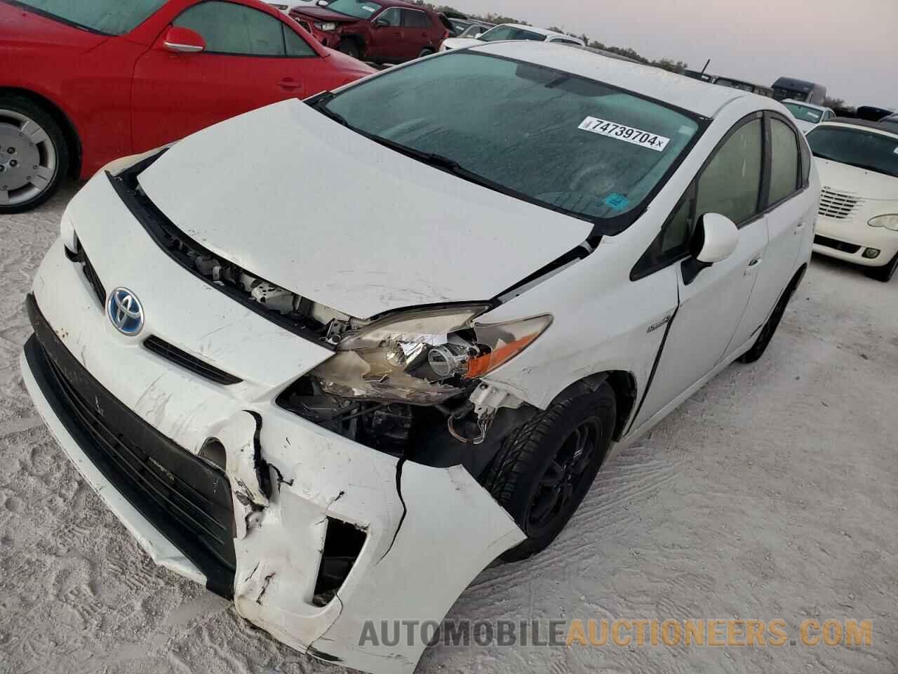 JTDKN3DU3E1755718 TOYOTA PRIUS 2014