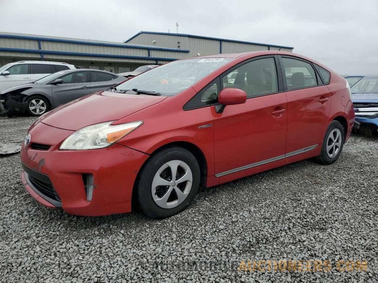 JTDKN3DU3E1763317 TOYOTA PRIUS 2014