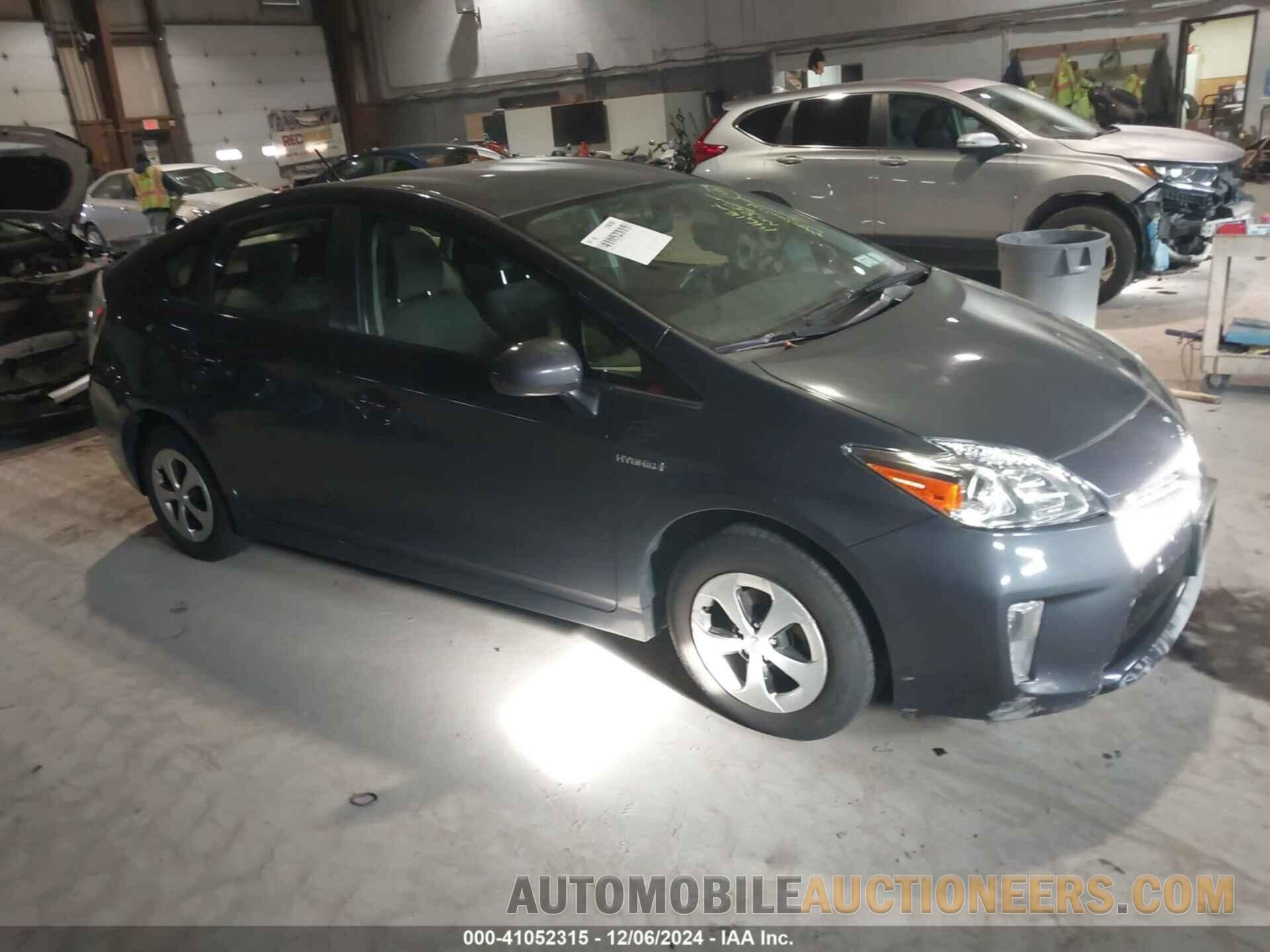 JTDKN3DU3E1769652 TOYOTA PRIUS 2014