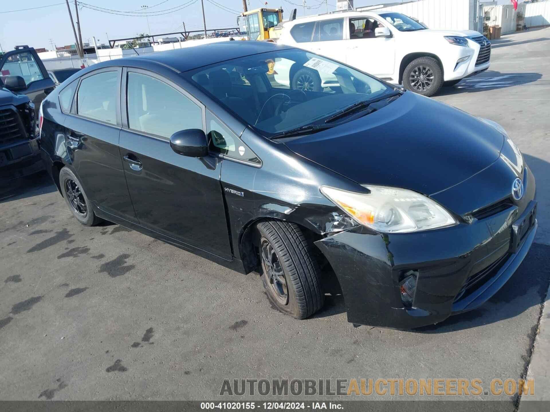 JTDKN3DU3E1775175 TOYOTA PRIUS 2014