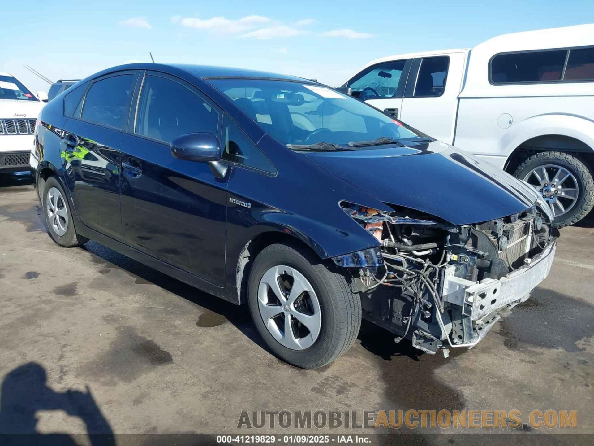 JTDKN3DU3E1779498 TOYOTA PRIUS 2014