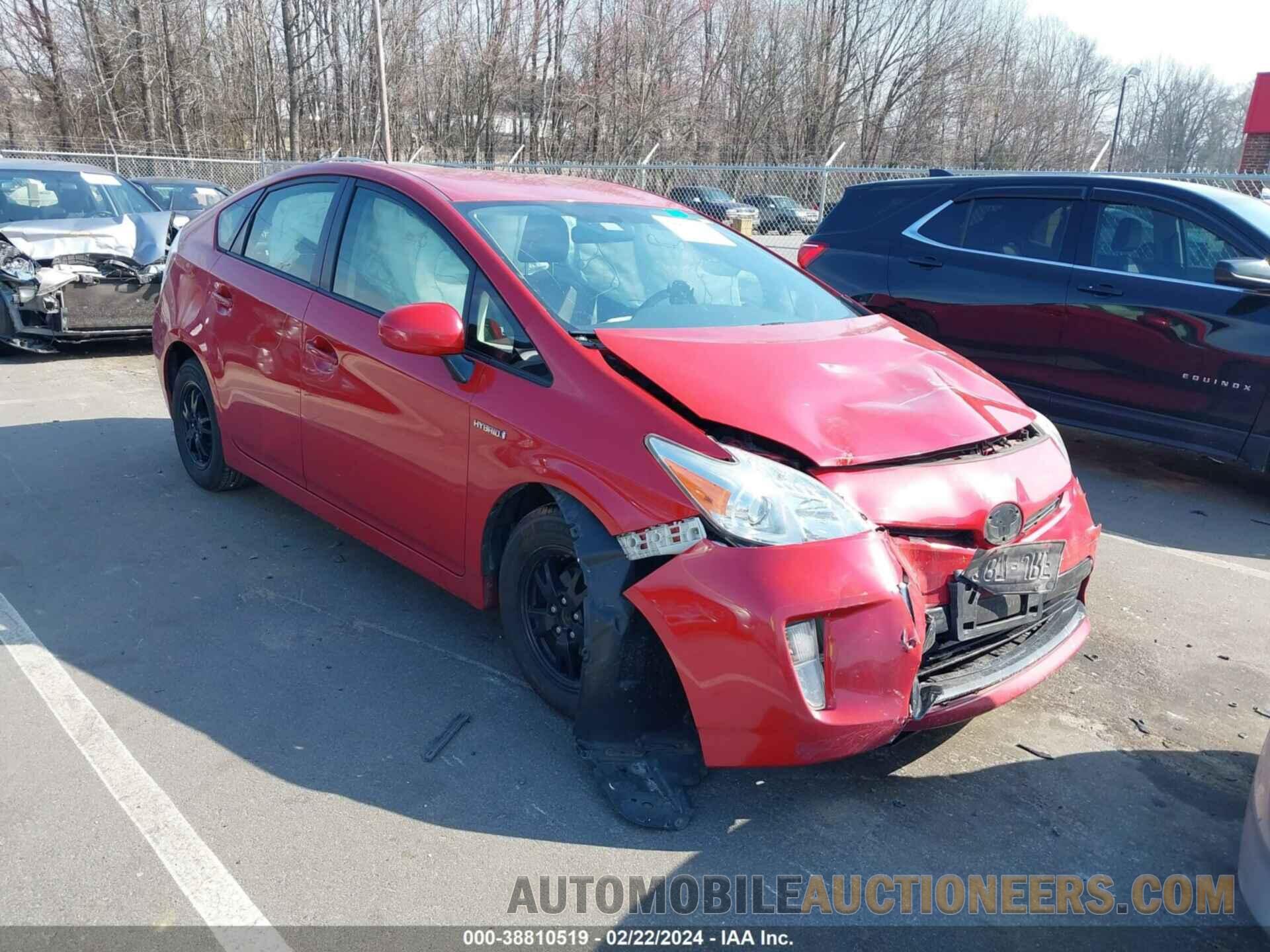 JTDKN3DU3F0408798 TOYOTA PRIUS 2015