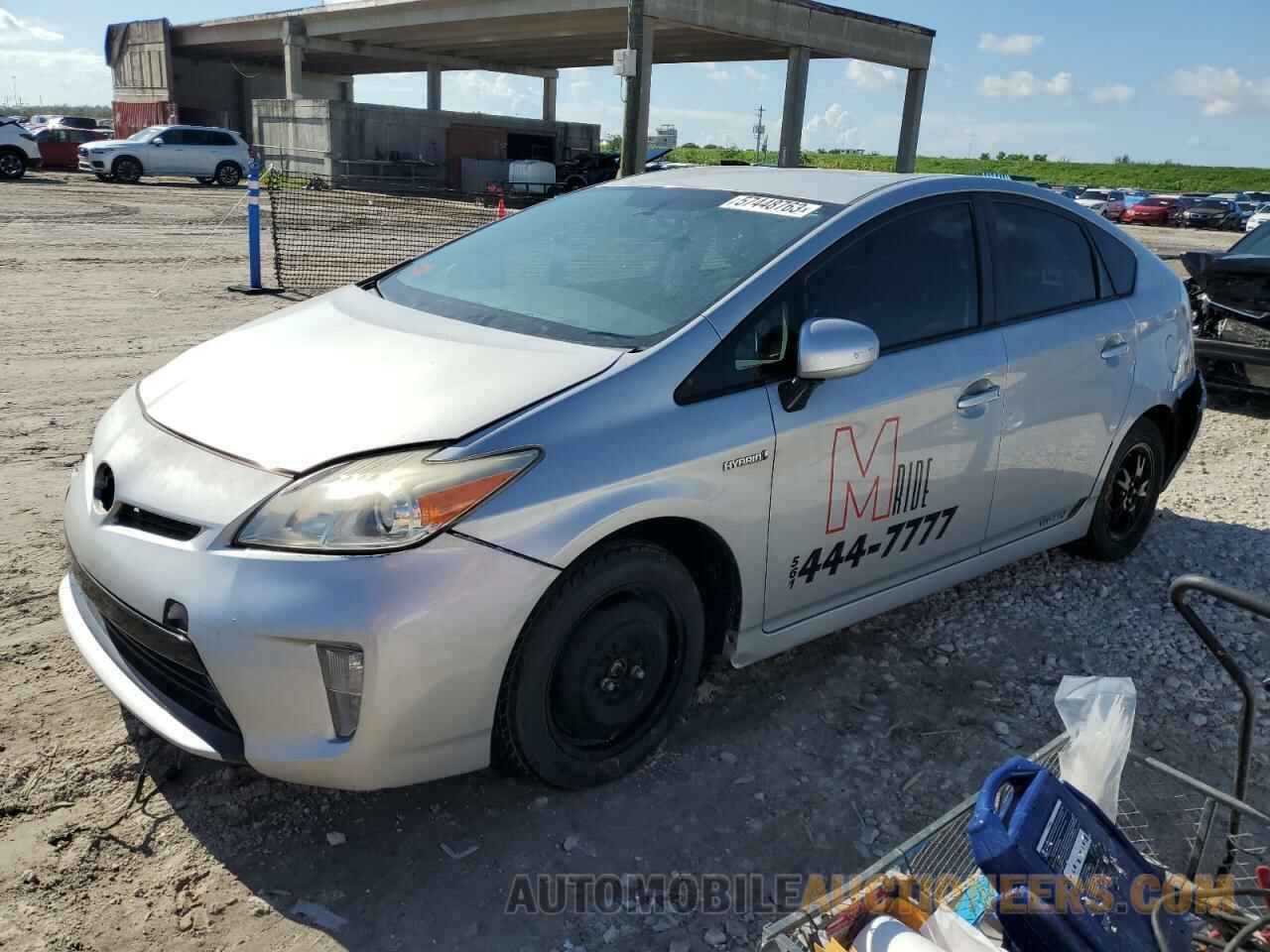 JTDKN3DU3F0430932 TOYOTA PRIUS 2015