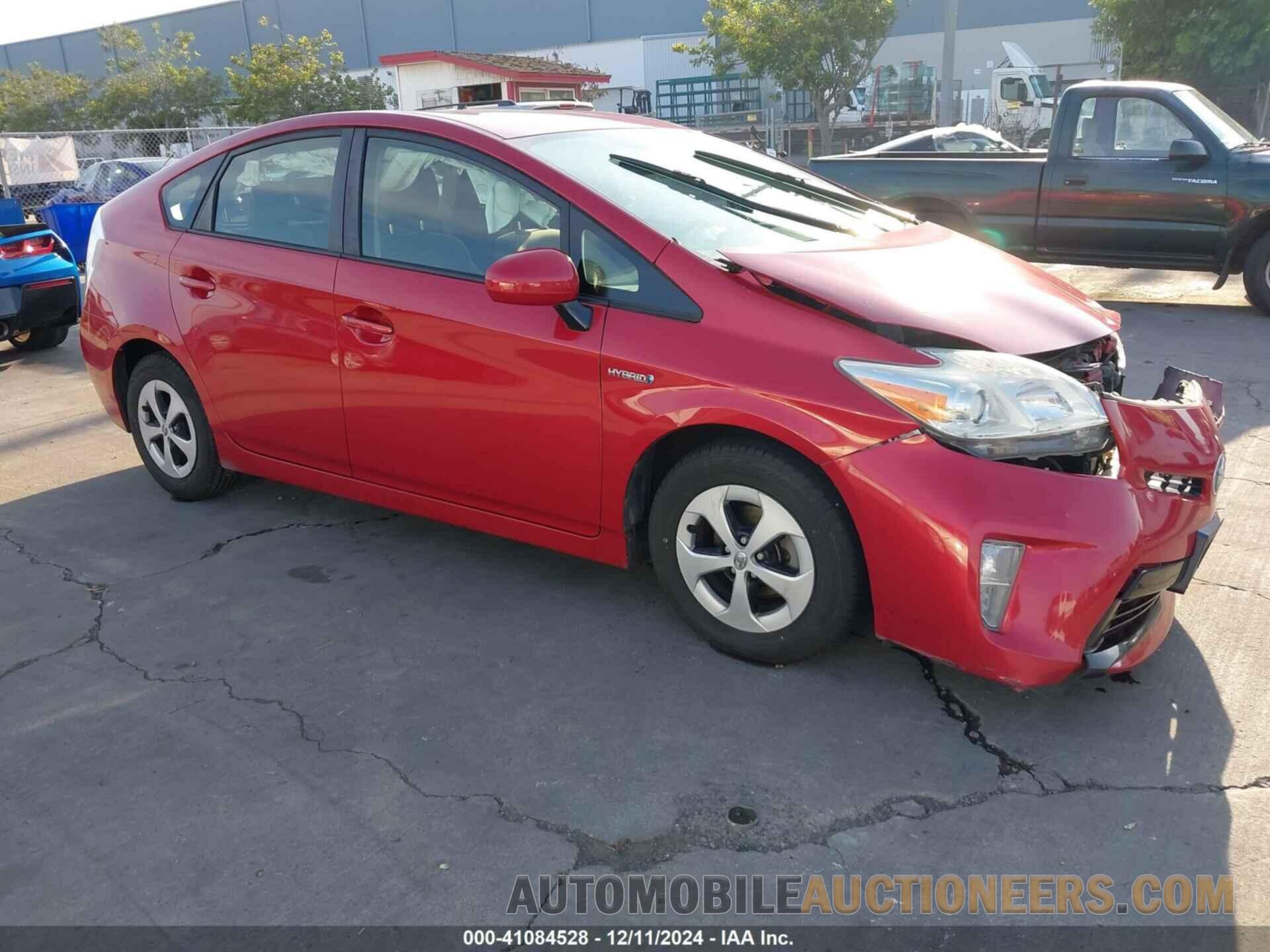 JTDKN3DU3F0444703 TOYOTA PRIUS 2015