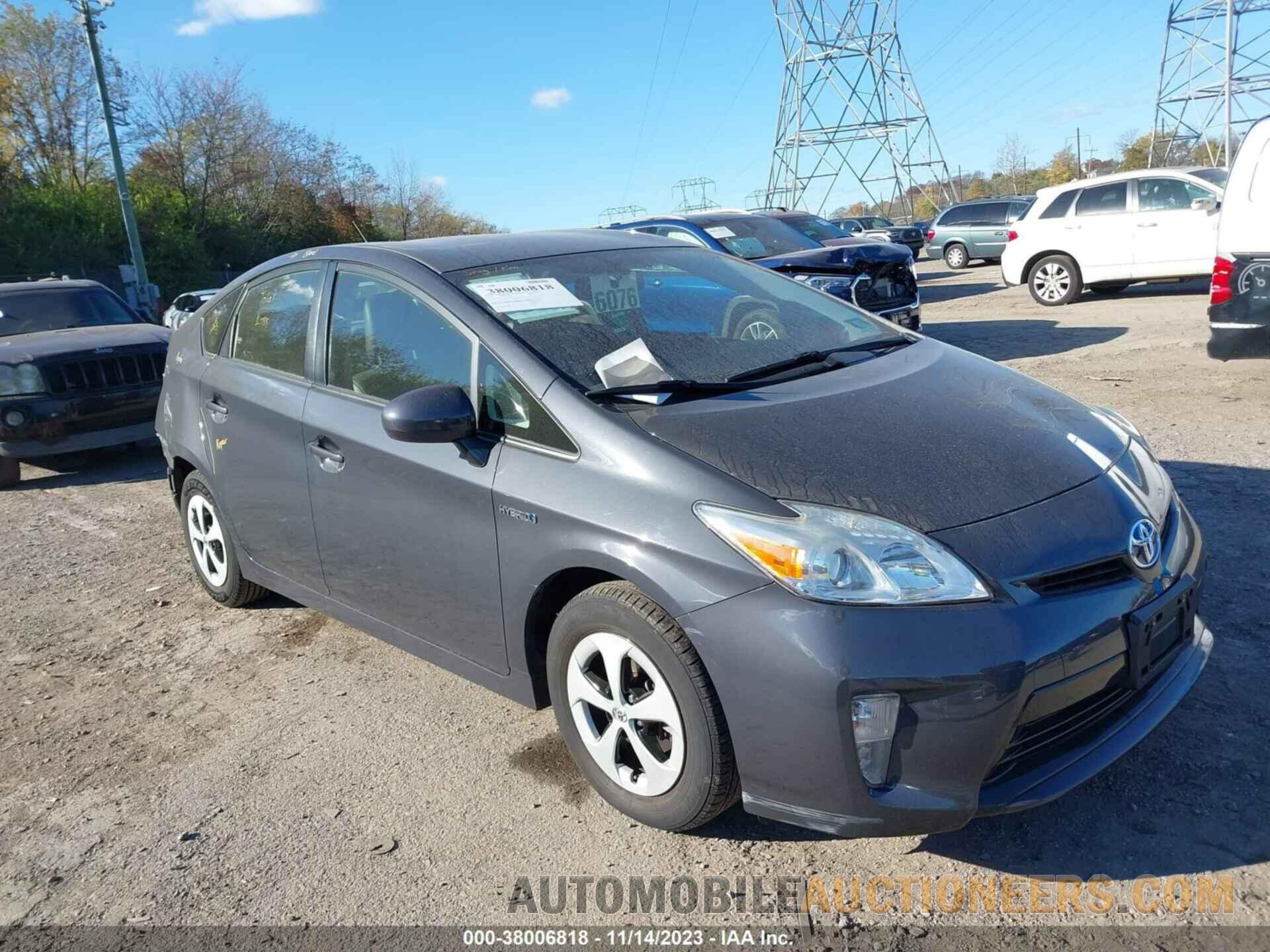 JTDKN3DU3F0447911 TOYOTA PRIUS 2015